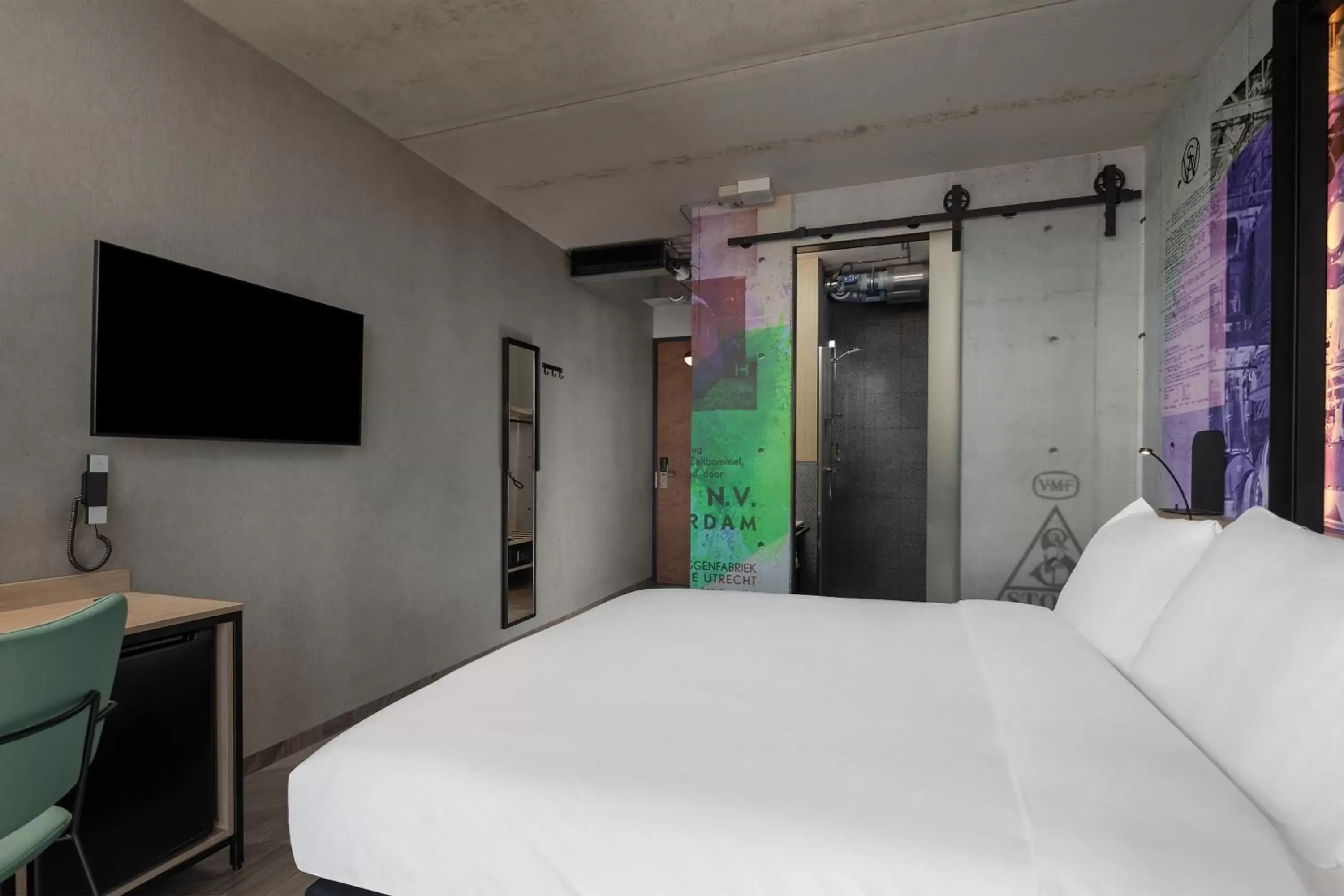 Bed in Inntel Hotels Amsterdam Landmark