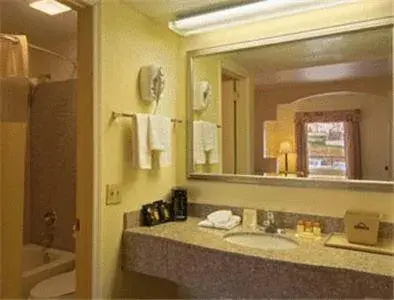 Bathroom in Super 8 by Wyndham Nashville Near Downtown / I-40