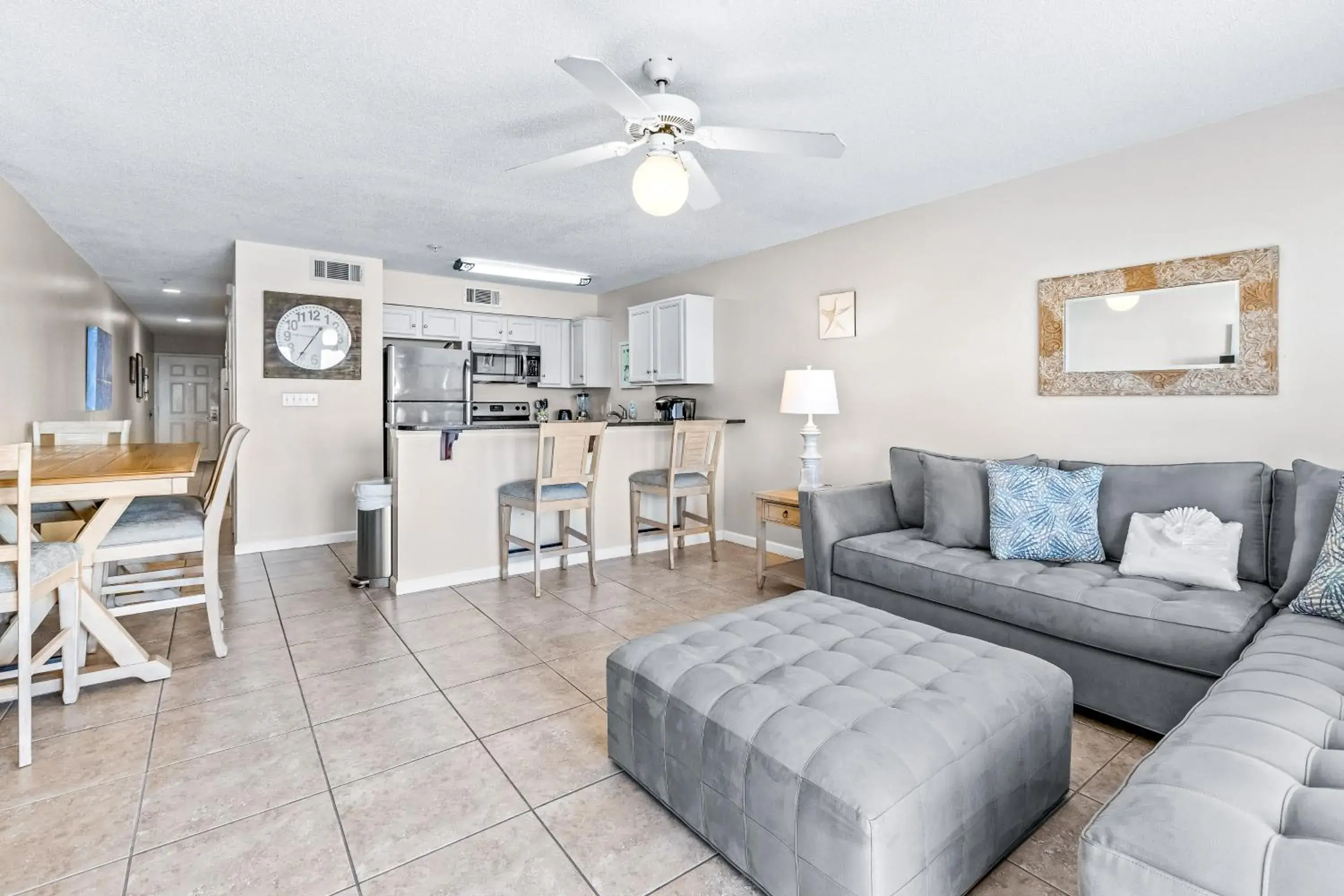 Seating Area in Crystal Sands Condominiums by ResortQuest