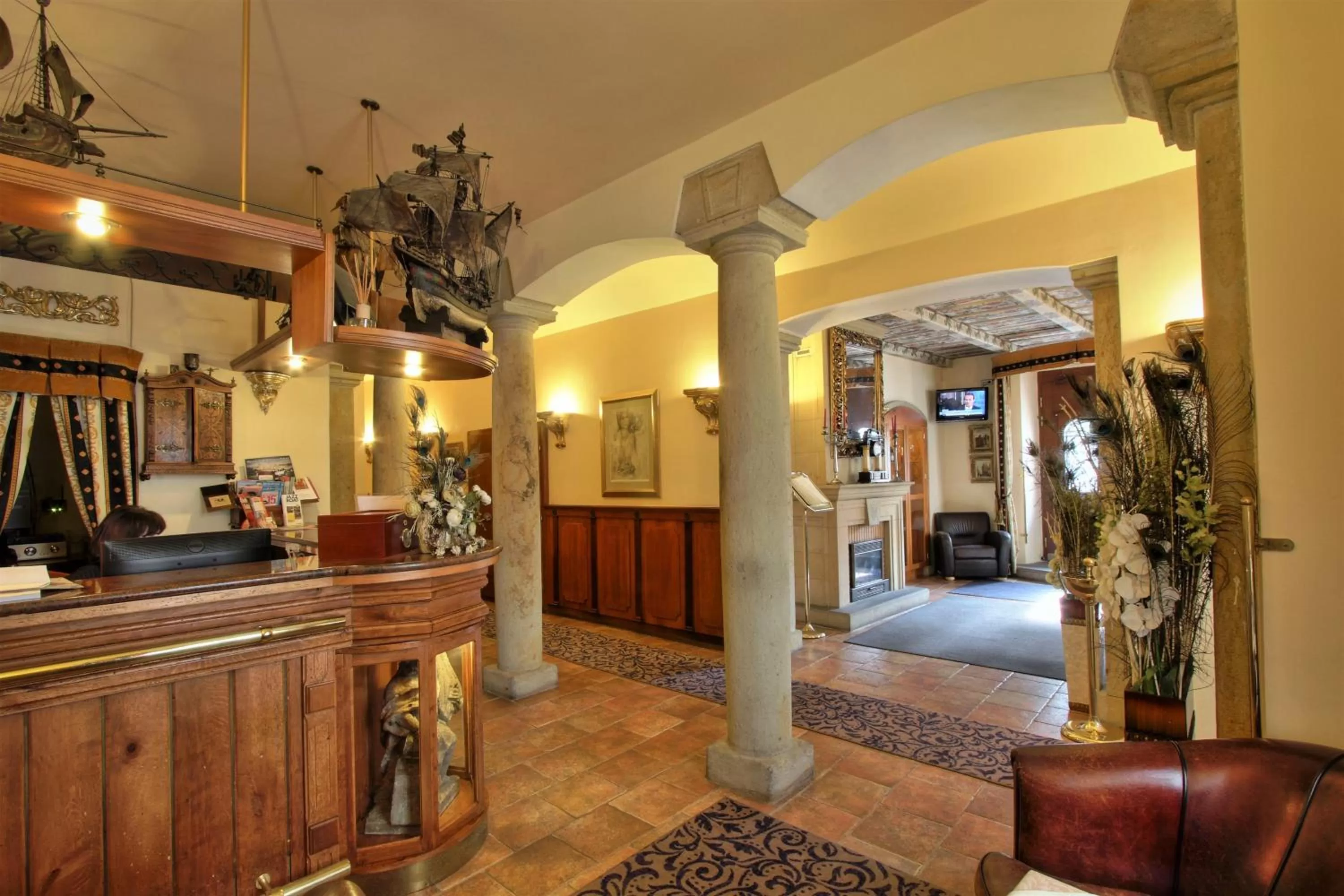 Lobby or reception in U Páva