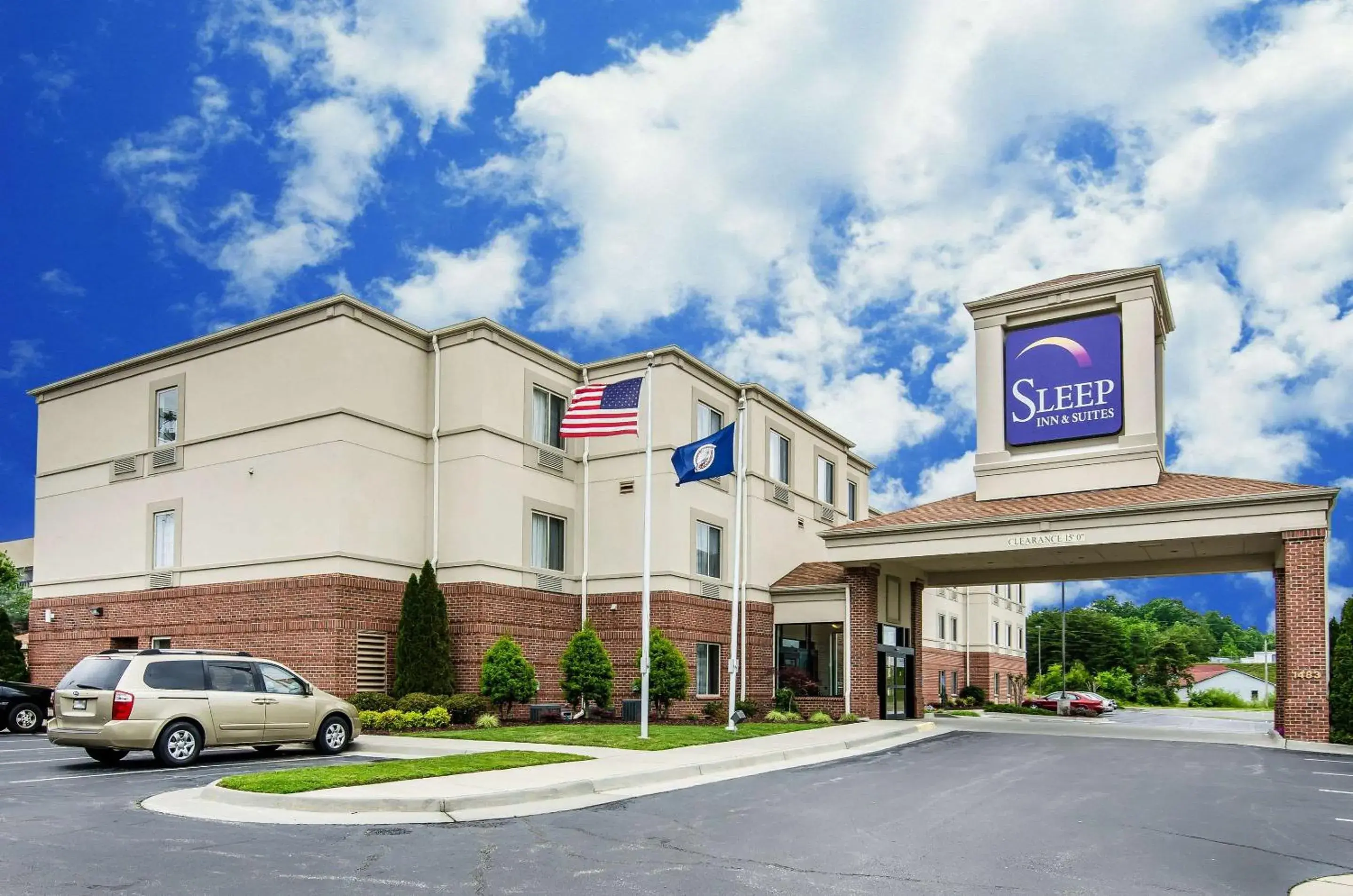 Property Building in Sleep Inn & Suites Danville