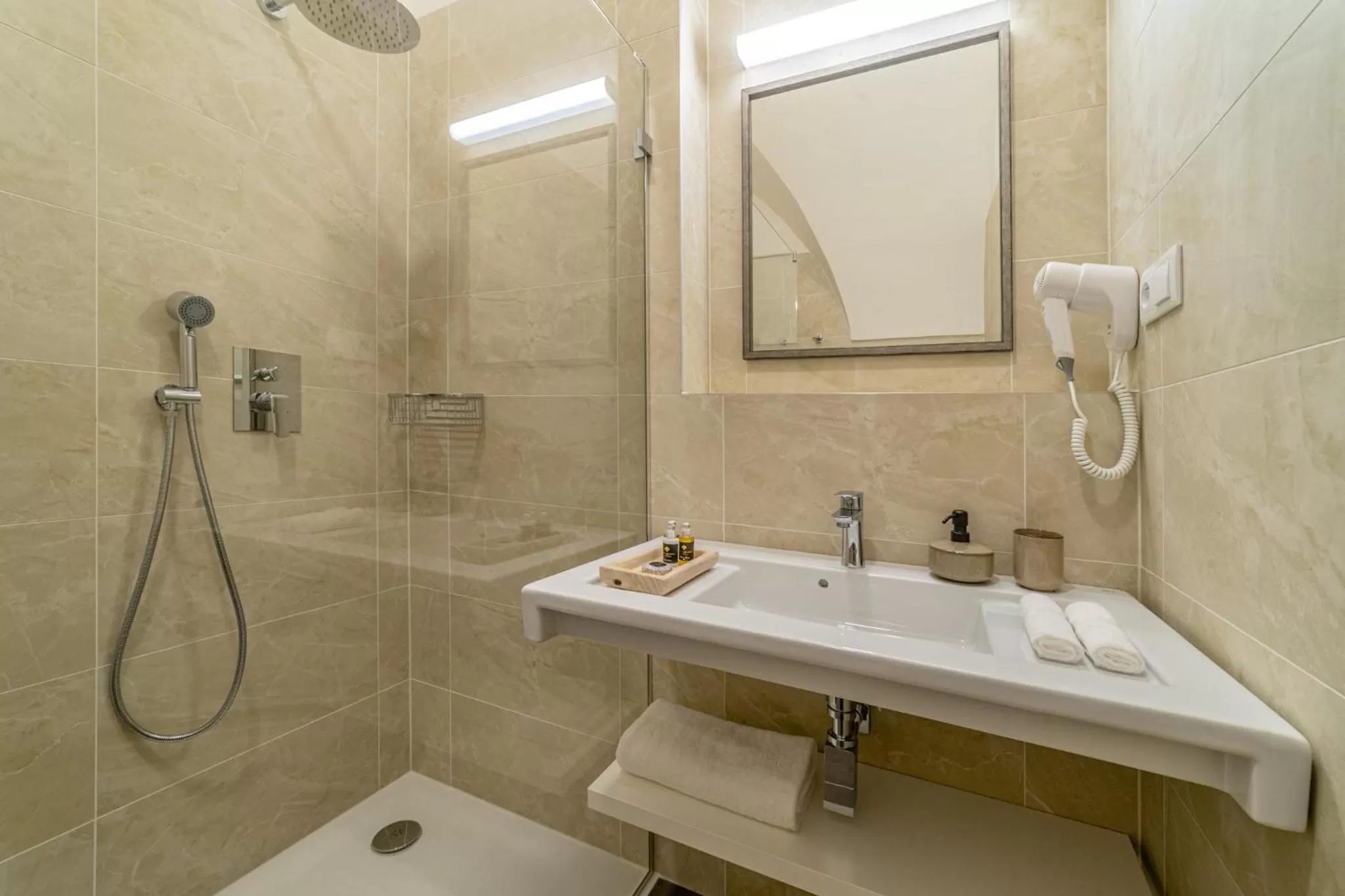 Shower in Hotel Panský Pivovar