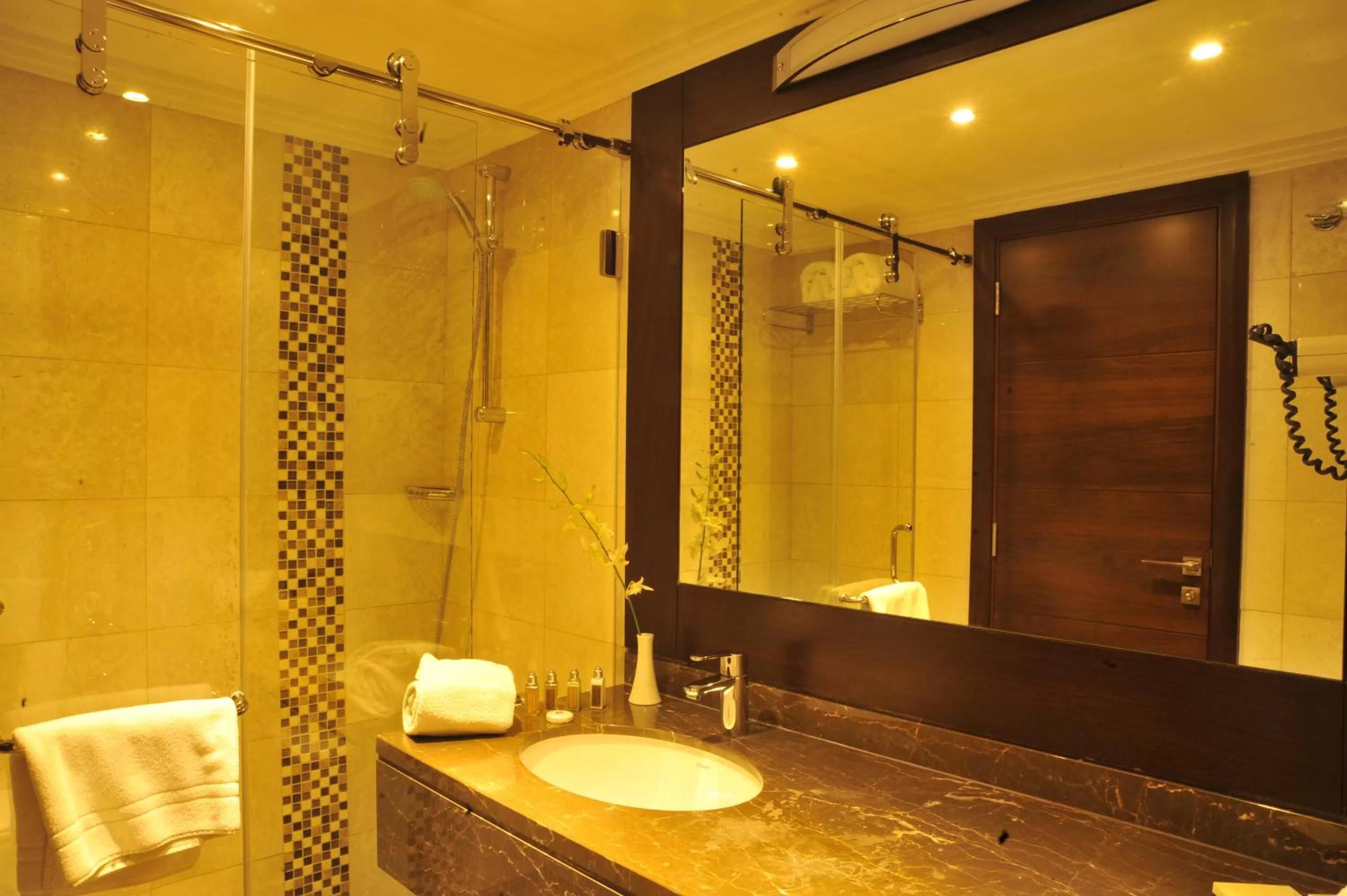 Shower in Lancaster Raouche Hotel