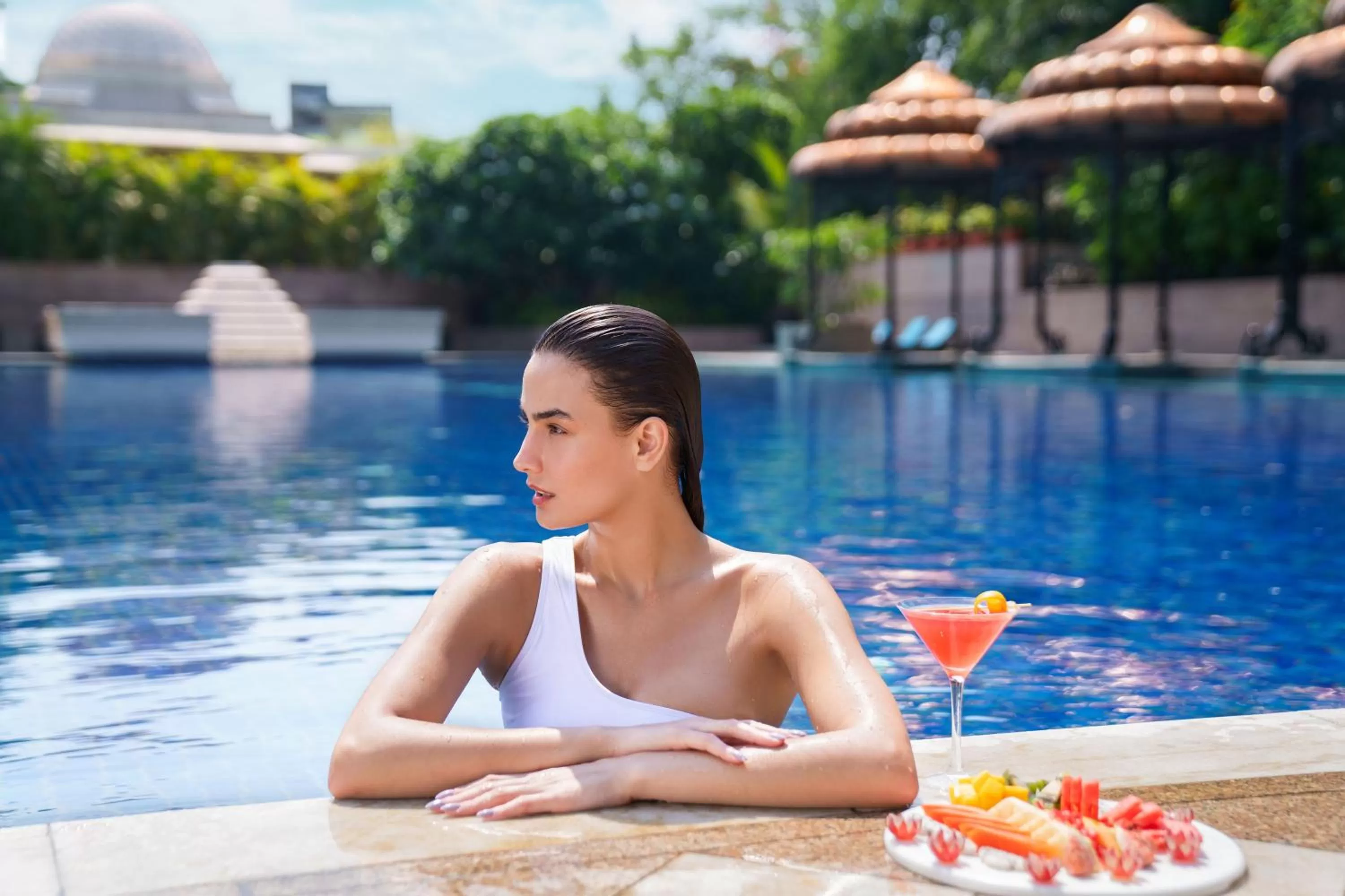 Swimming pool in Taj Krishna