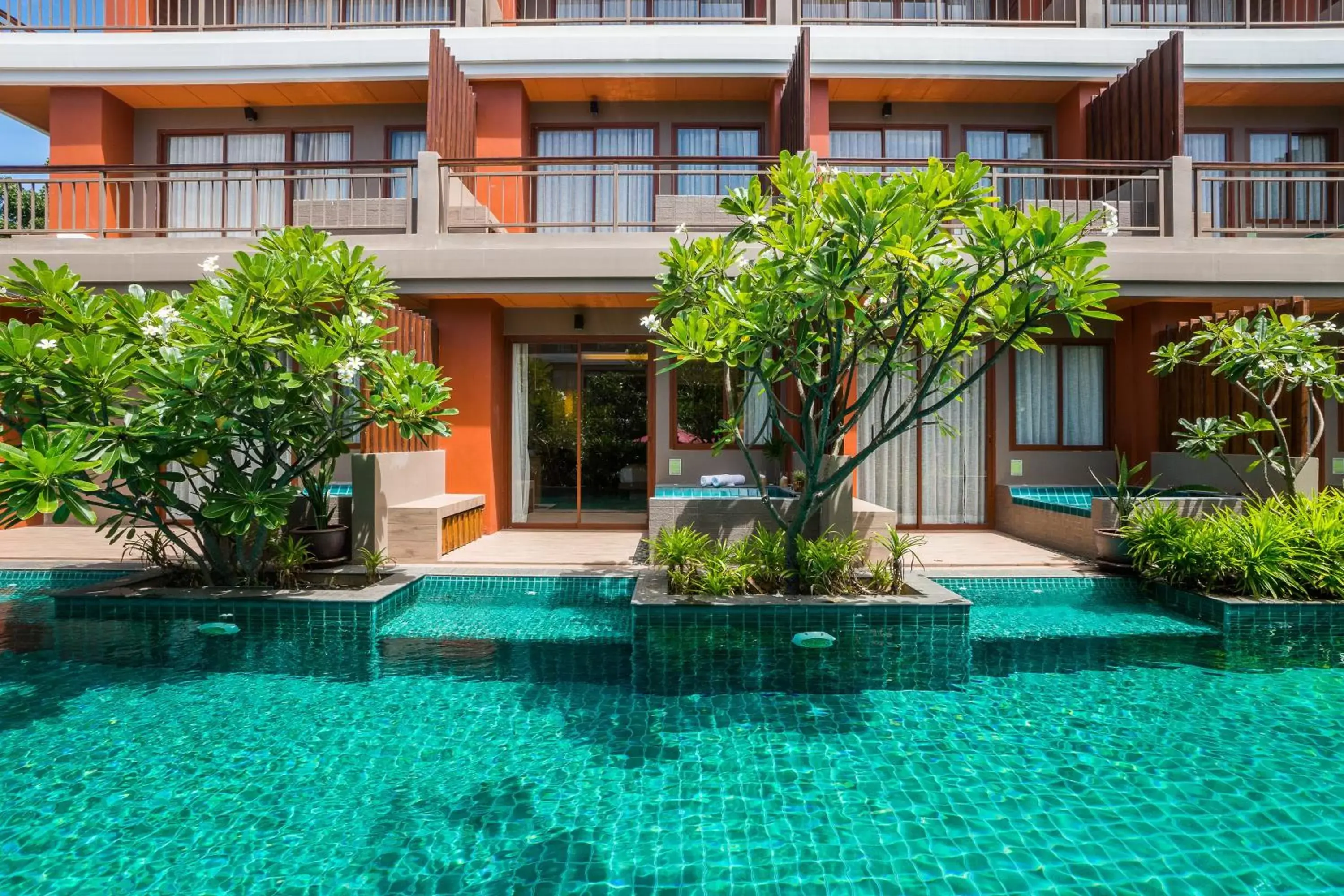 Pool view in Ayrest Hua Hin Hotel