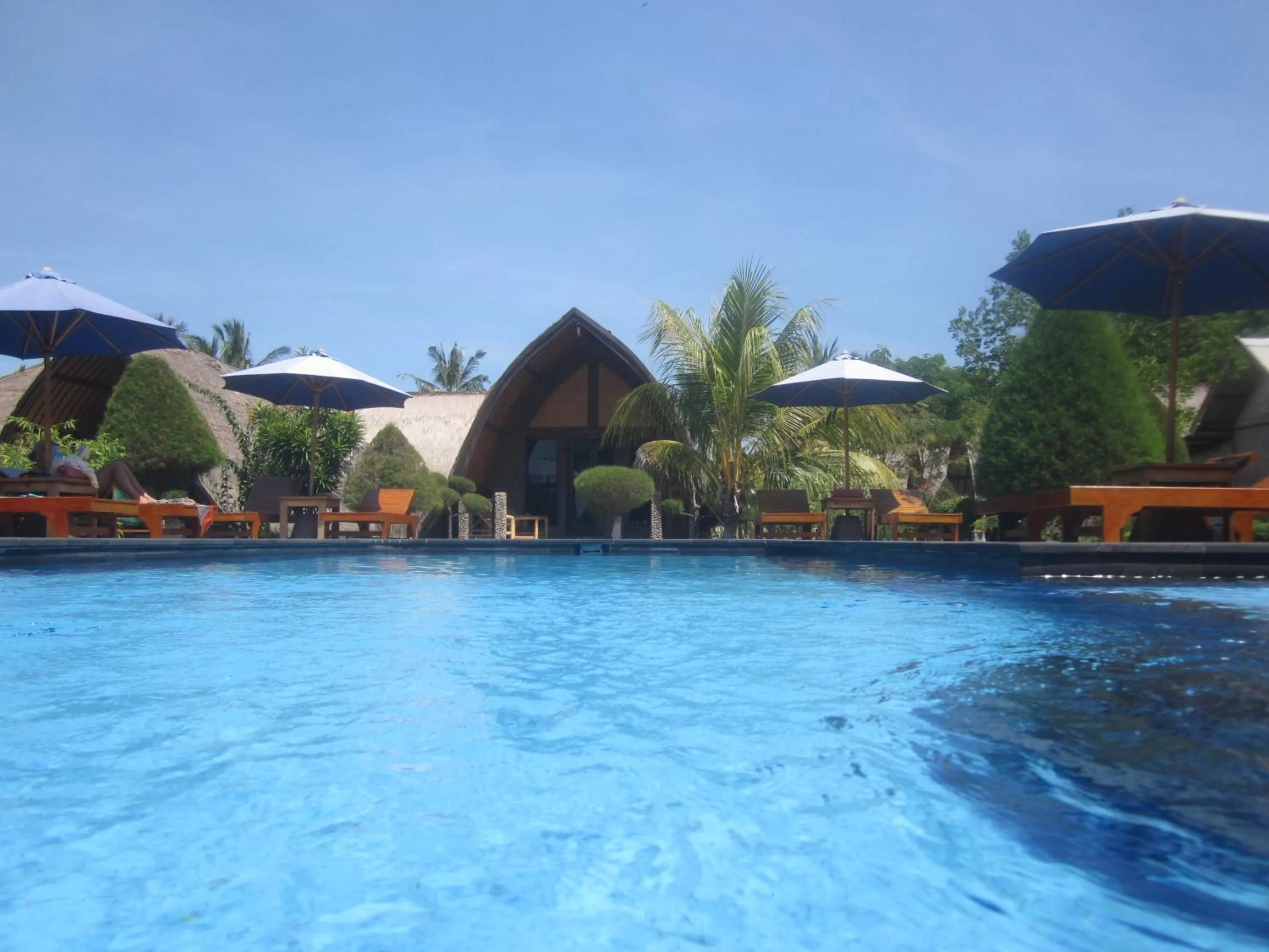 Swimming pool in Sandy Beach Bungalows