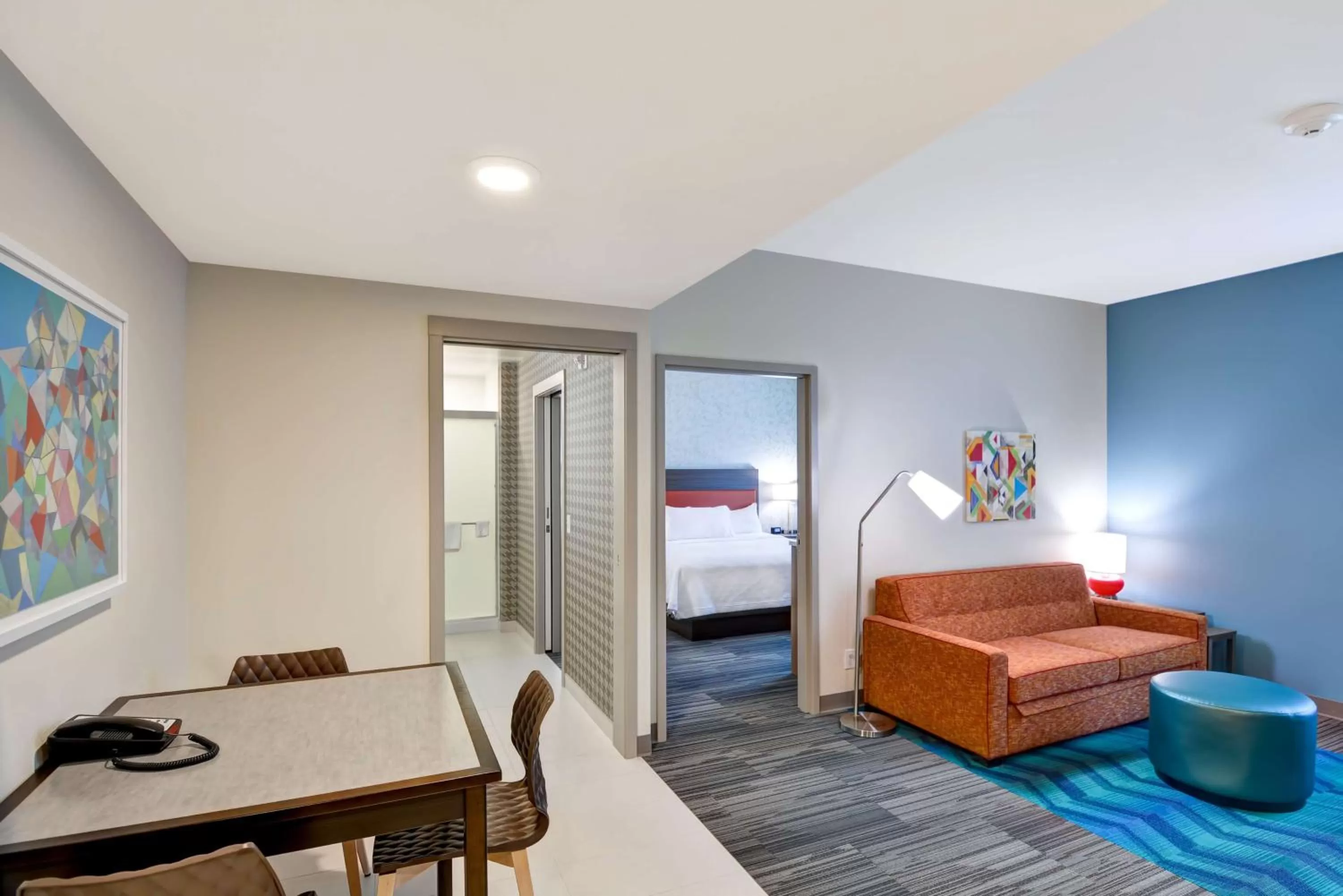 Bedroom, Bed in Home2 Suites By Hilton Lafayette