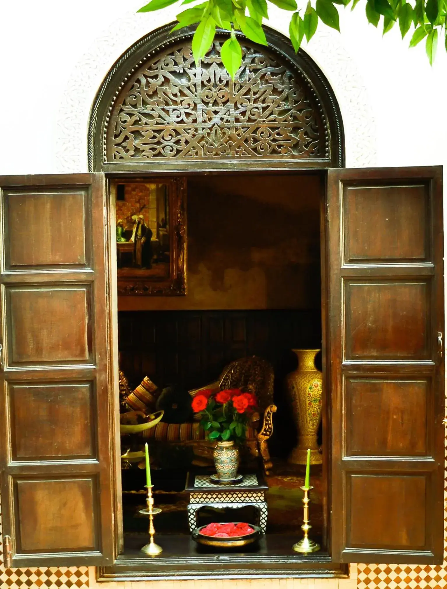 View (from property/room), Seating Area in Riad ILayka