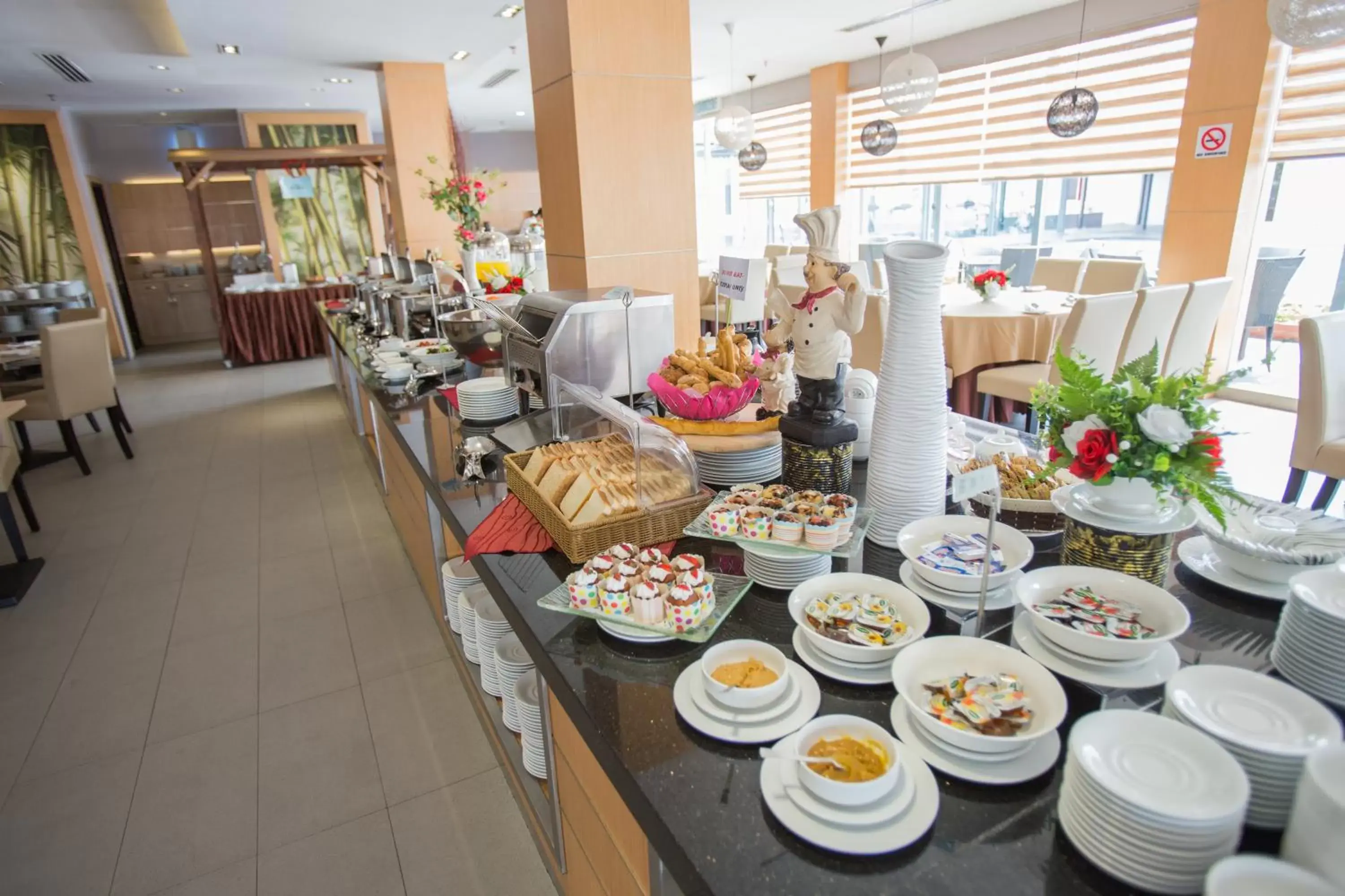 Buffet breakfast in VIP Hotel Segamat