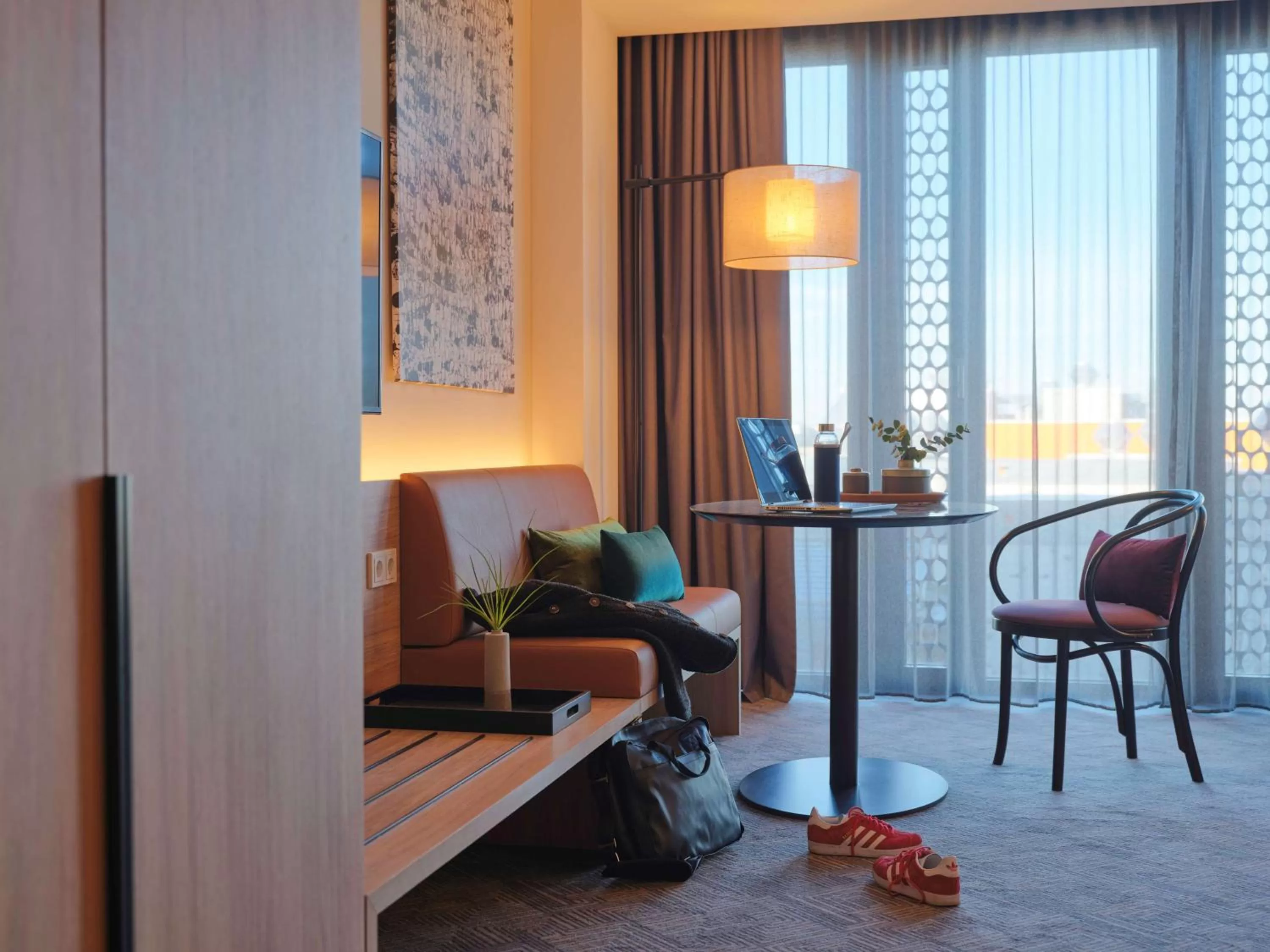 Living room in Adina Apartment Hotel Munich