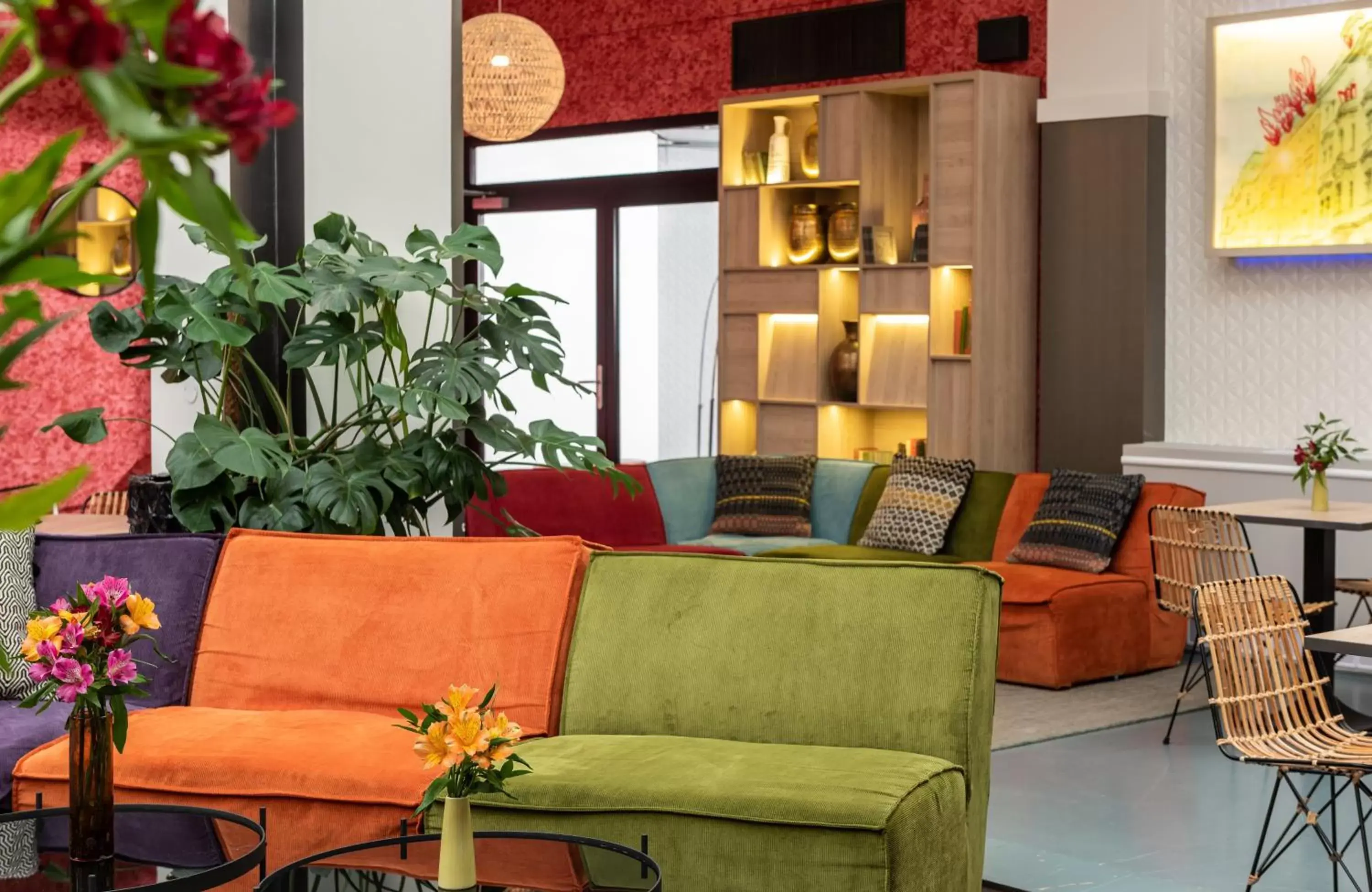 Lounge or bar, Seating Area in NYX Hotel Prague by Leonardo Hotels