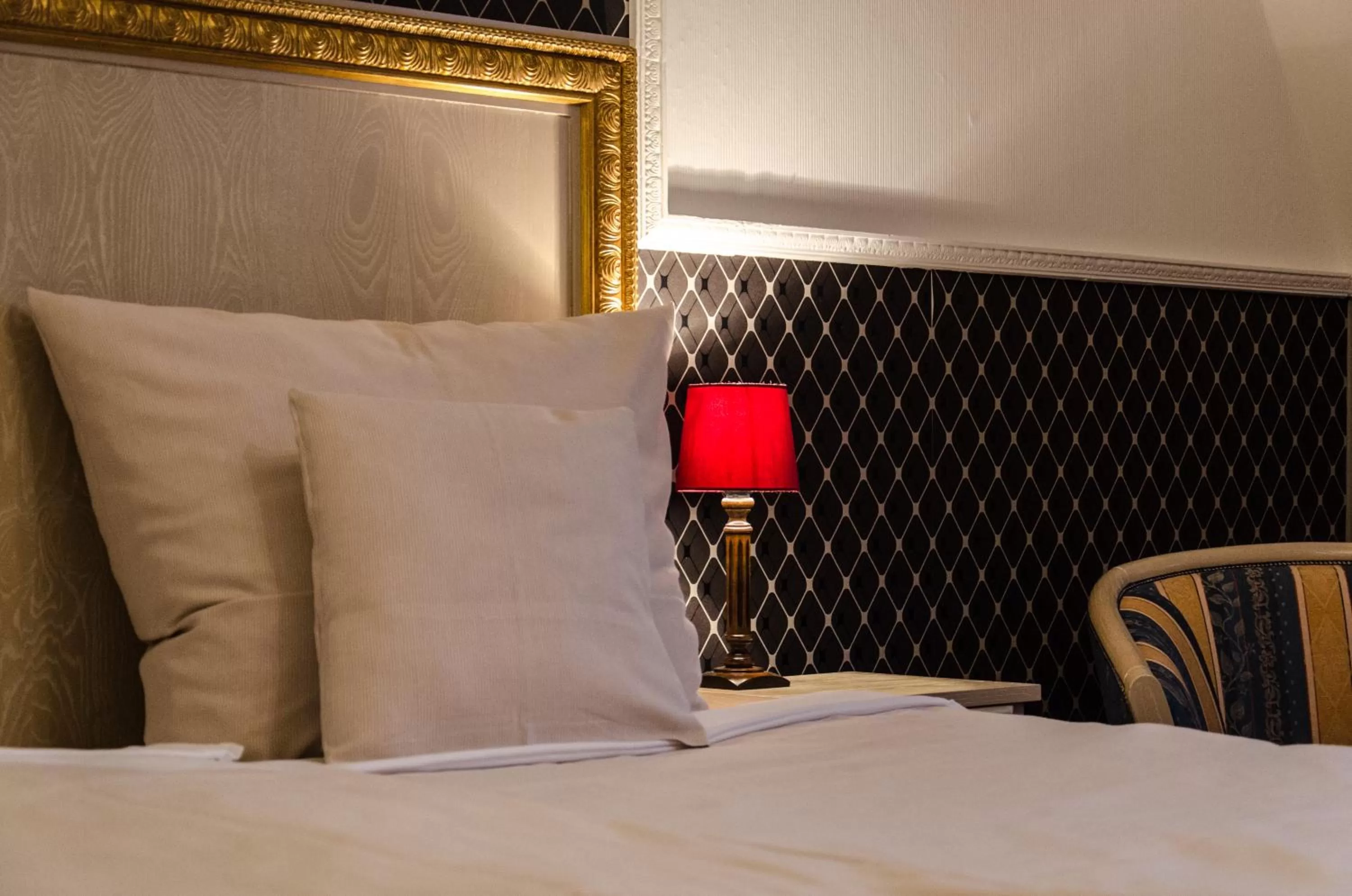 Bed in Hotel Borchers