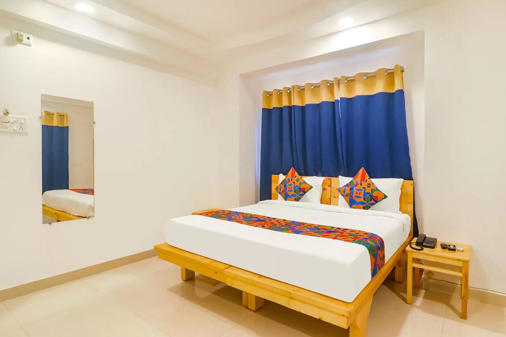 Bed in FabHotel Green Leaf