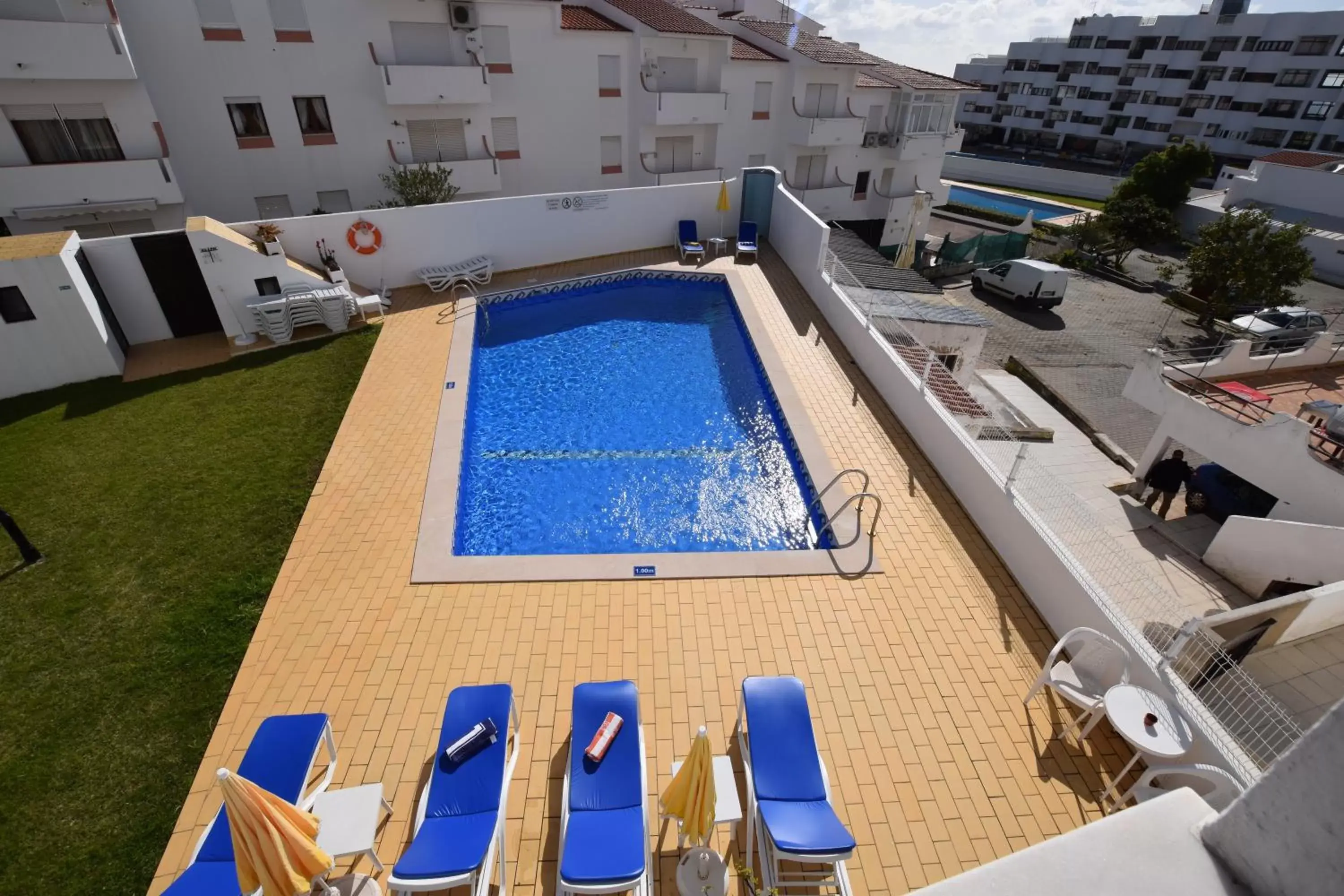 Swimming pool, Pool View in Apartamentos Carruna
