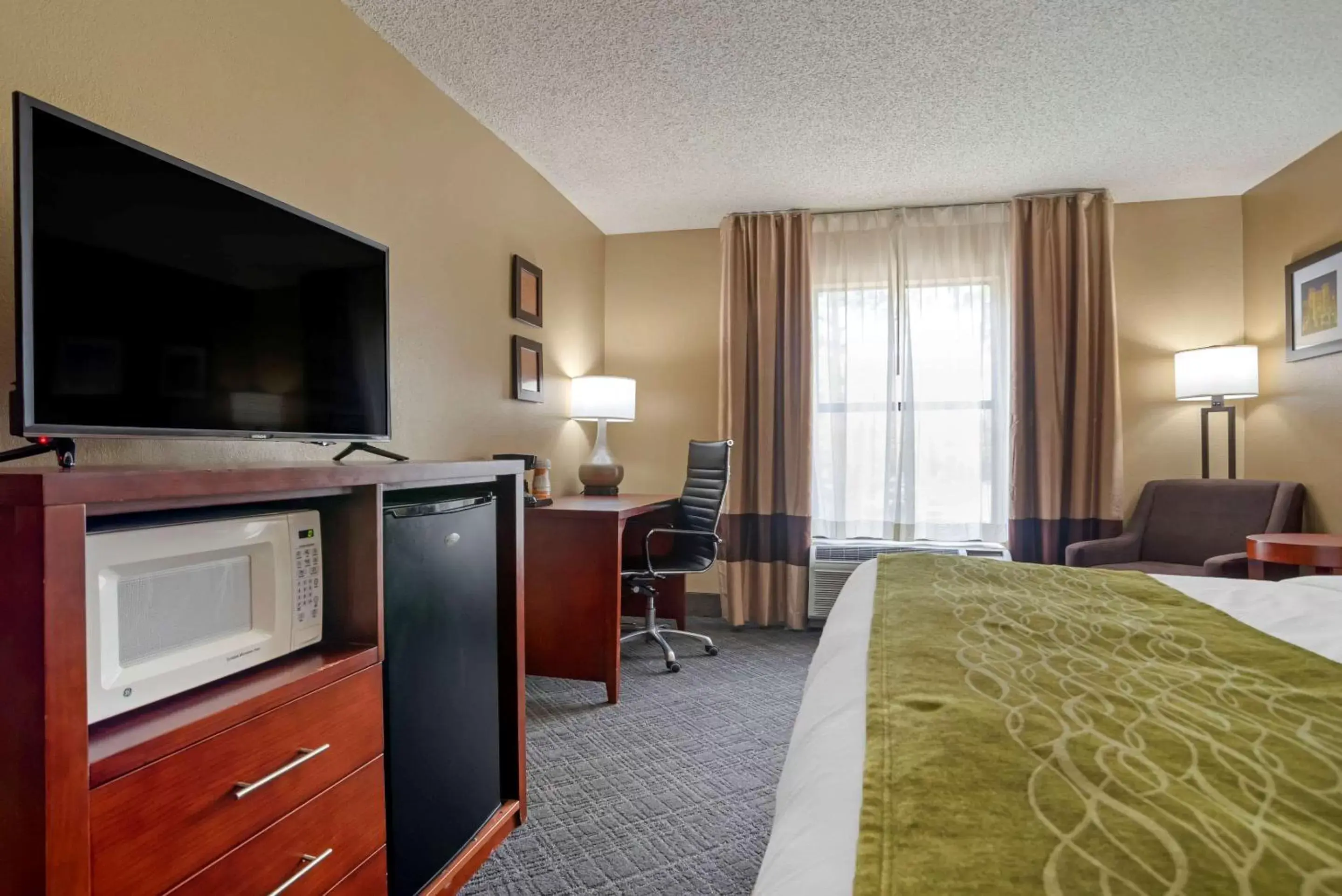 Photo of the whole room, TV/Entertainment Center in Comfort Inn University Area