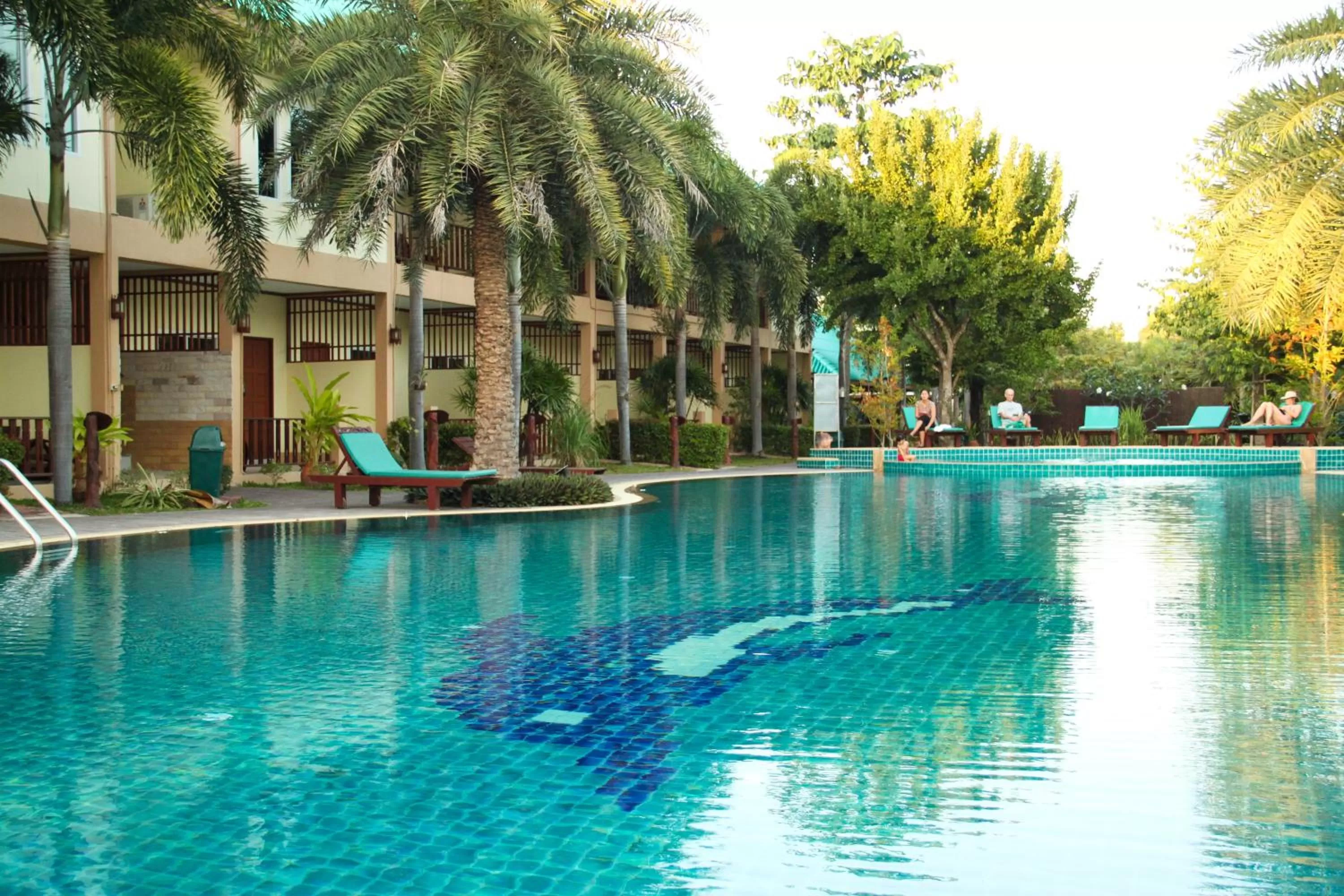 Swimming pool in The Green Beach Resort