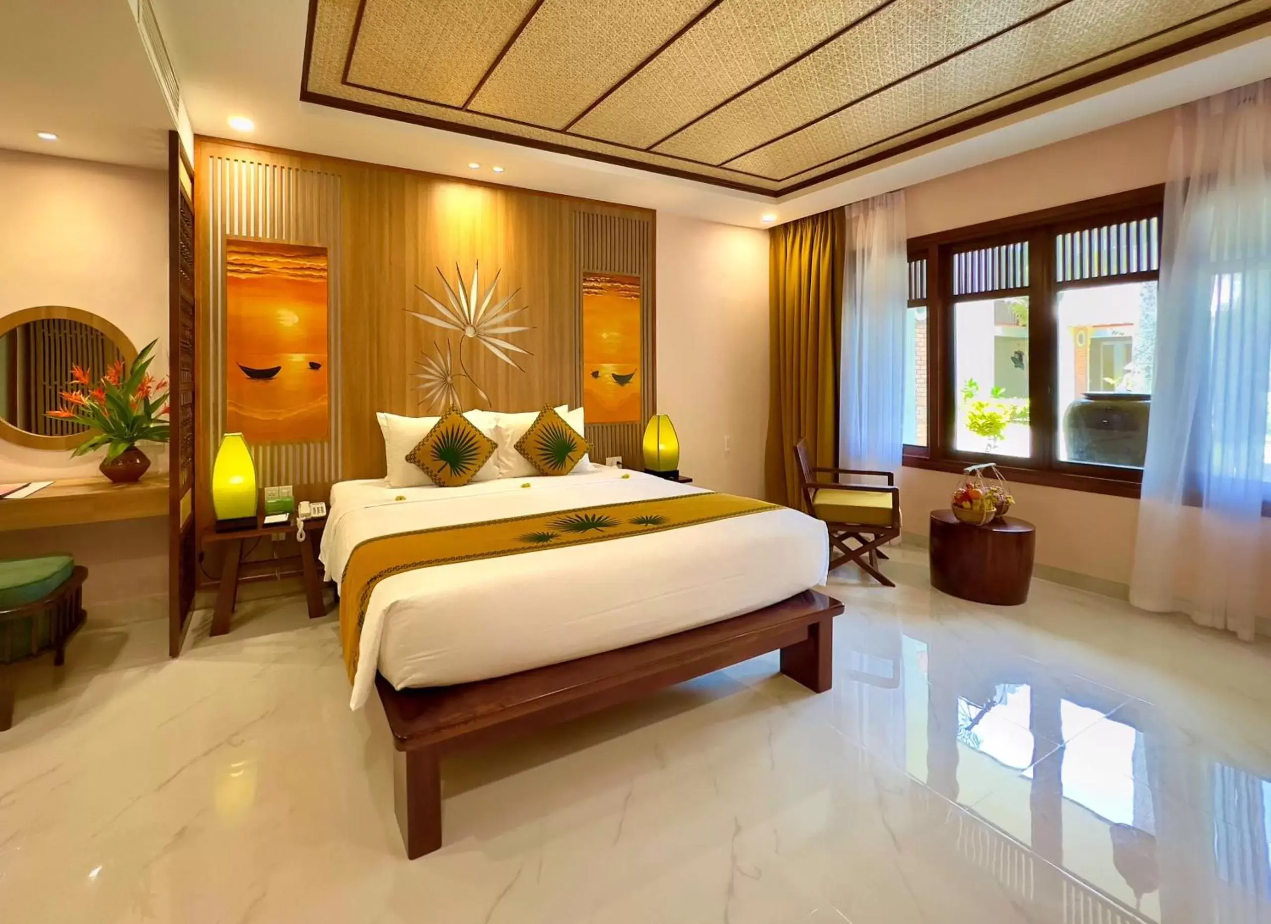 Bedroom, Bed in Palm Garden Beach Resort & Spa