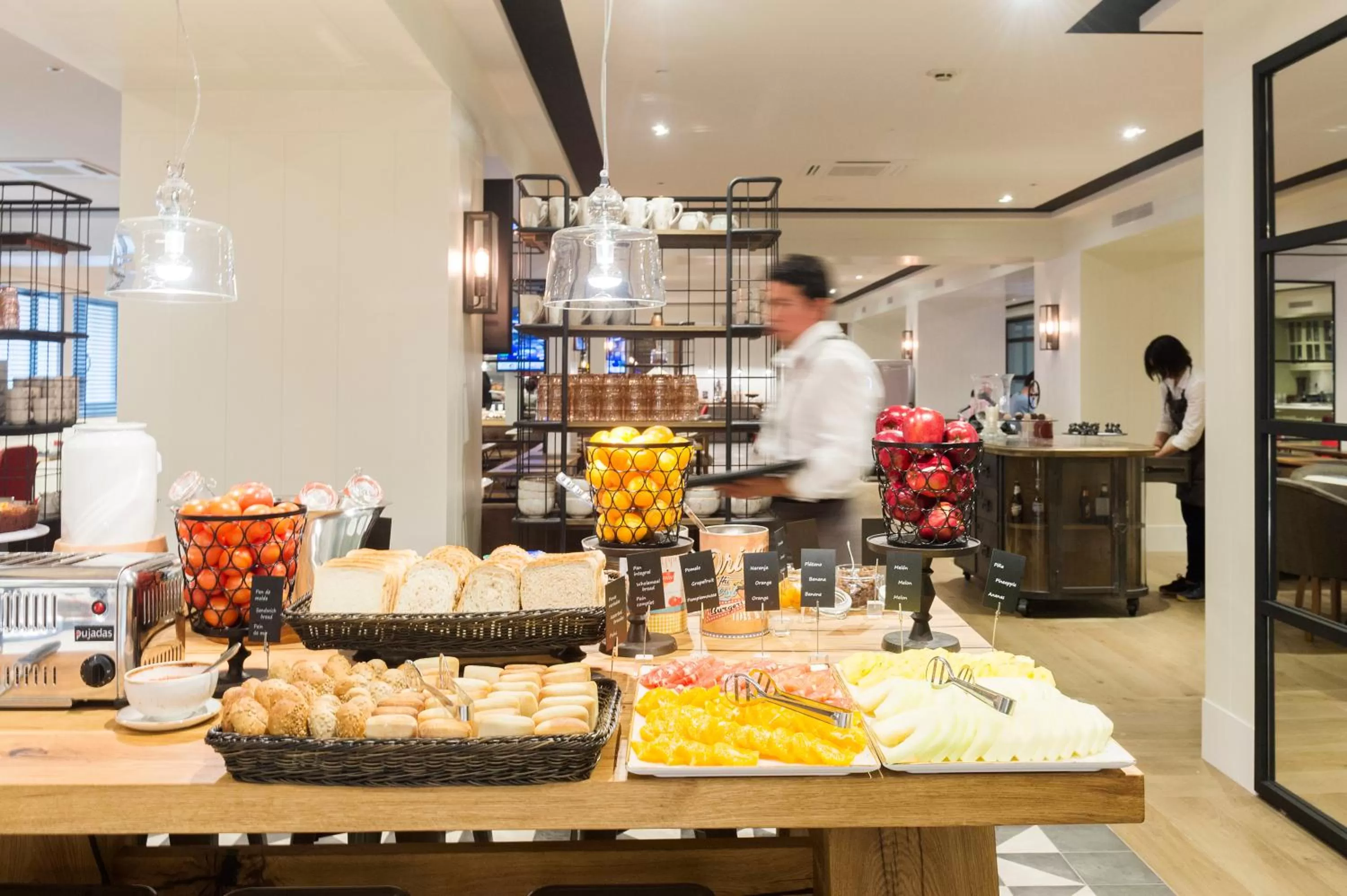 Buffet breakfast in Hotel Barcelona Universal