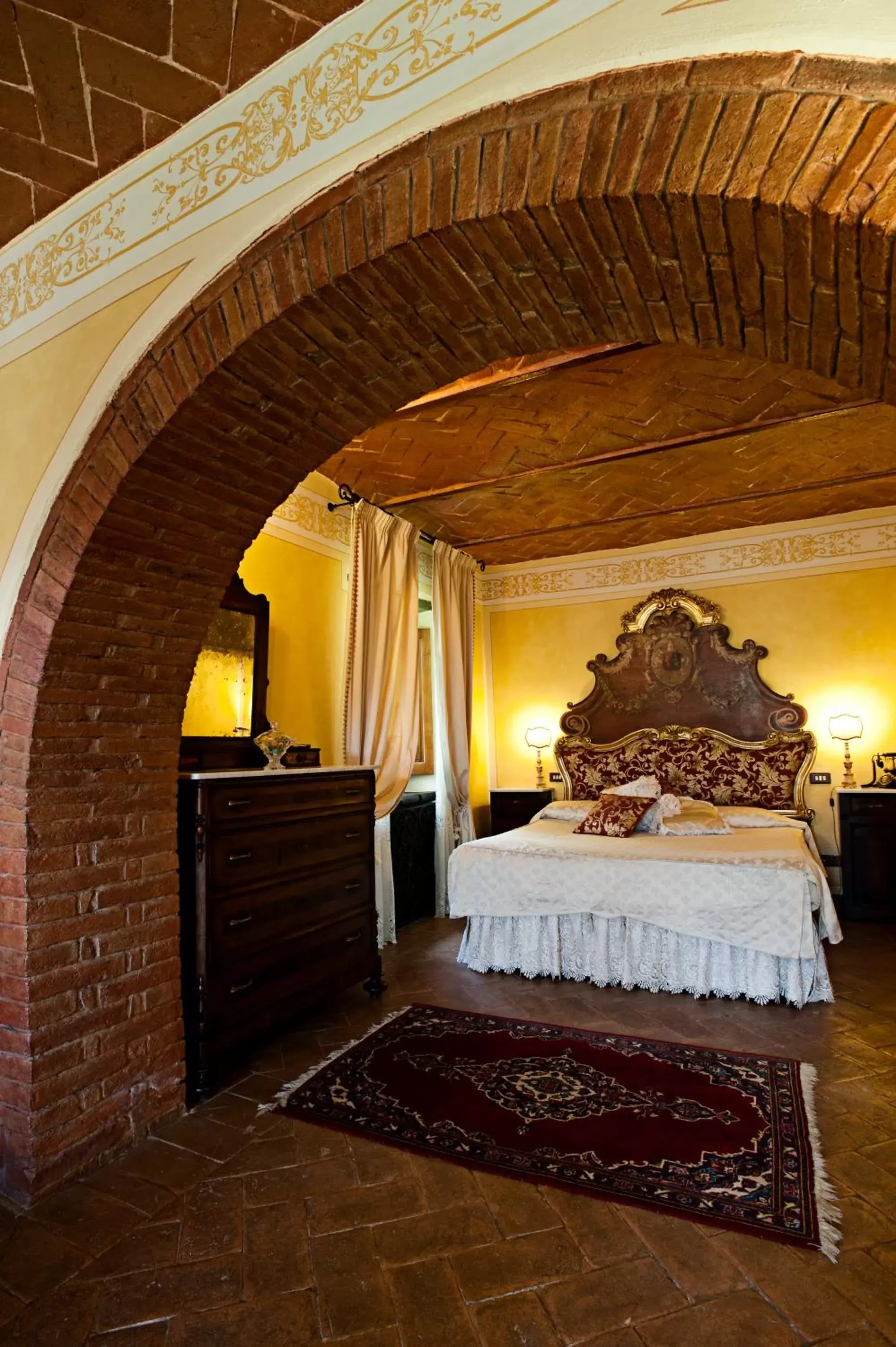 Bedroom, Bed in Relais La Corte dei Papi