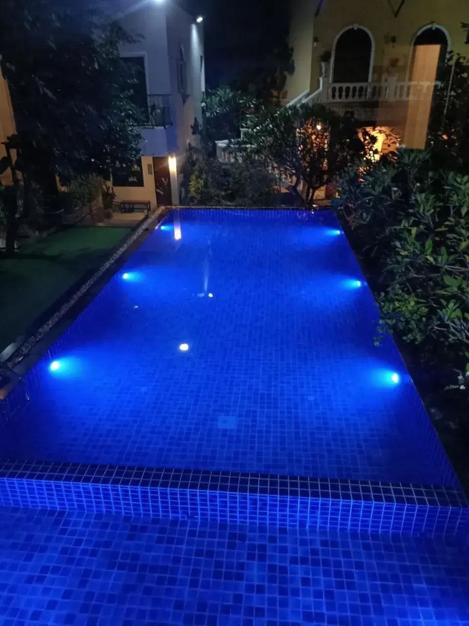 Night, Swimming Pool in Aen Guy Boutique Hotel
