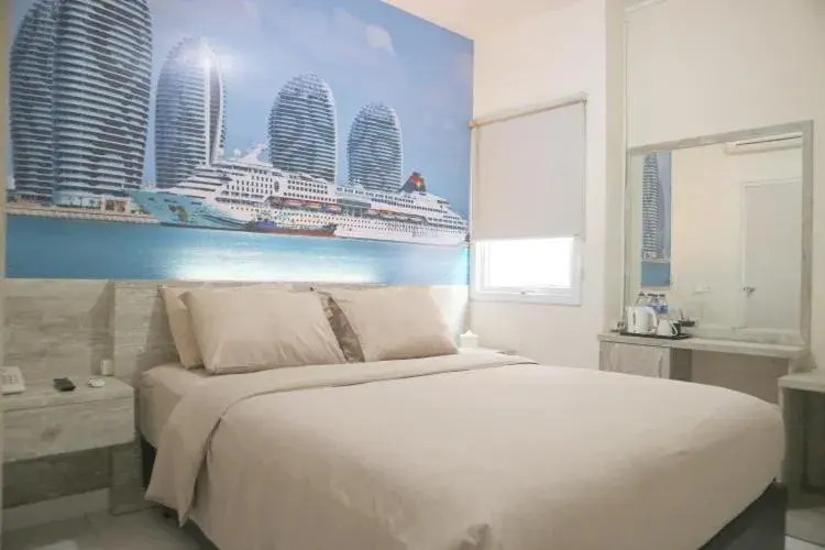 Bed in De Green Inn at Aeropolis Bed in De Green Inn at Aeropolis