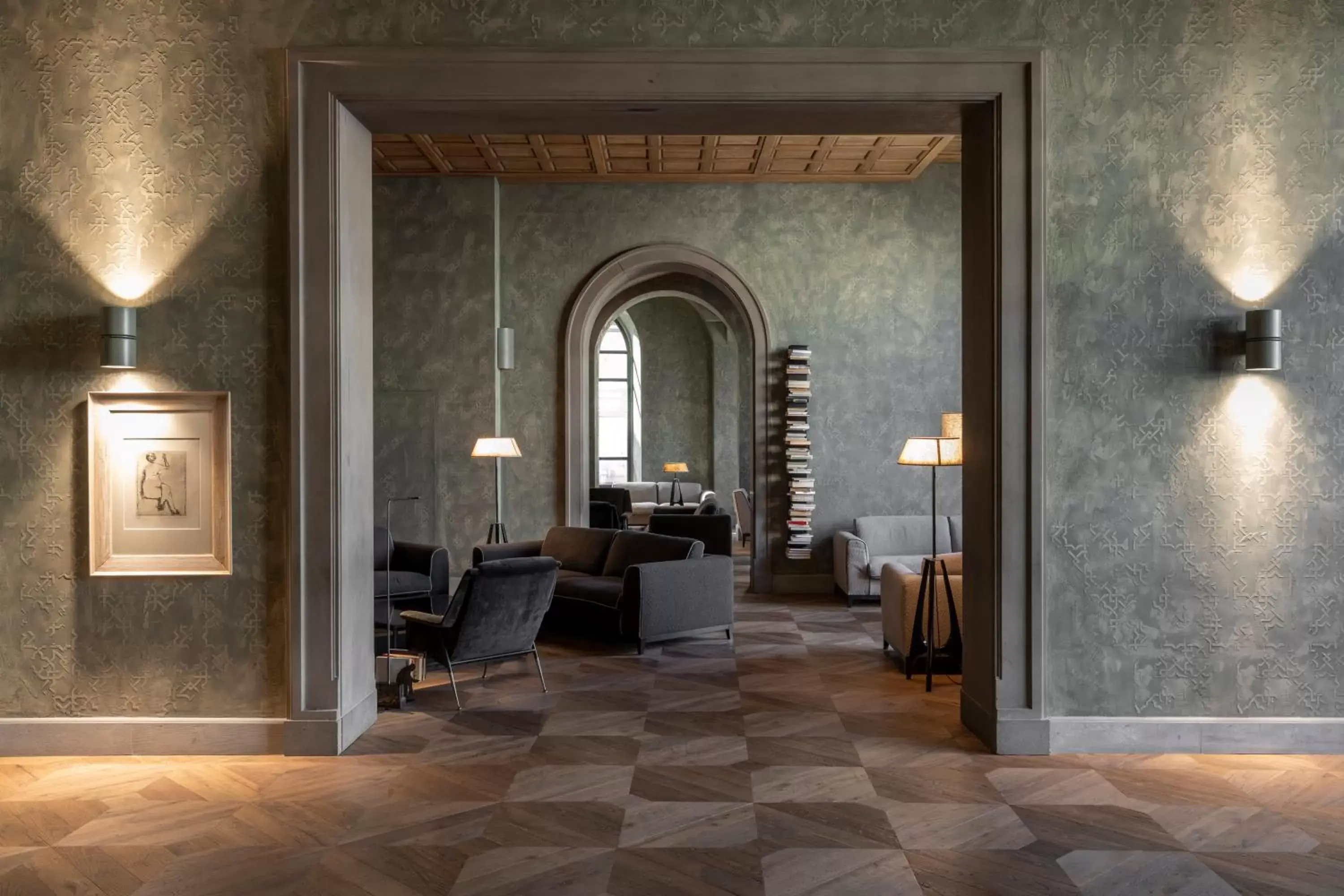 Lobby or reception in Grand Hotel Baglioni