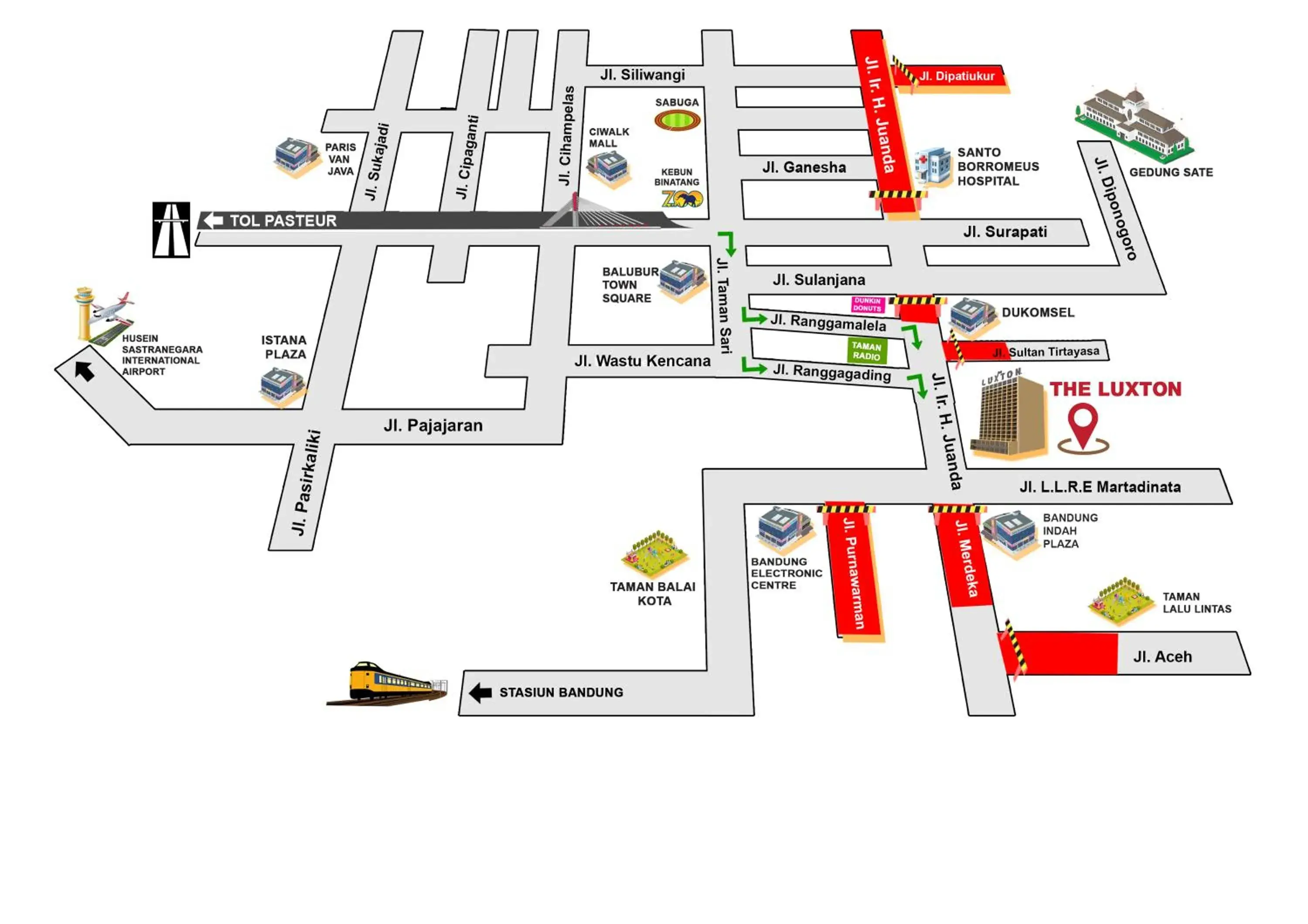 Floor Plan in The Luxton Bandung