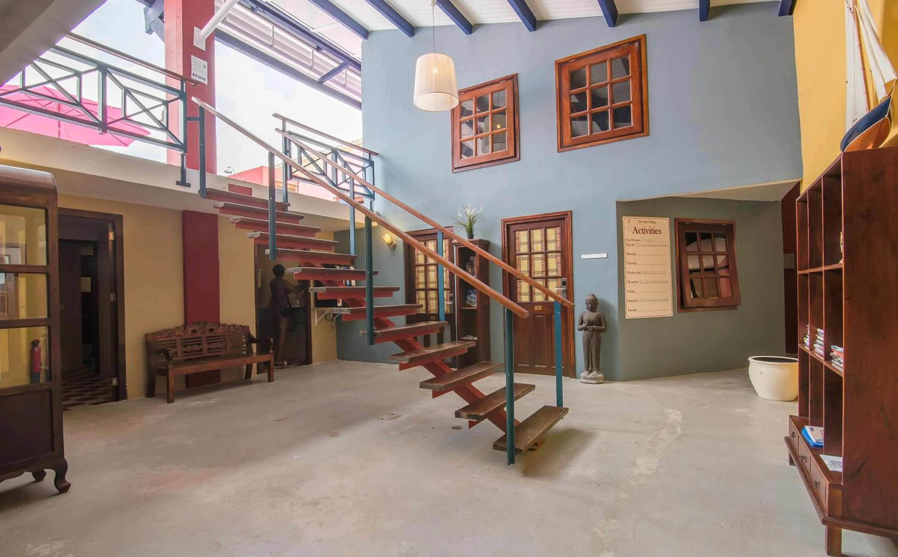 Patio in The Ritz Hostel