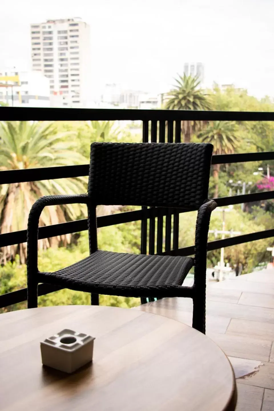 View (from property/room), Balcony/Terrace in Hotel Círculo Condesa