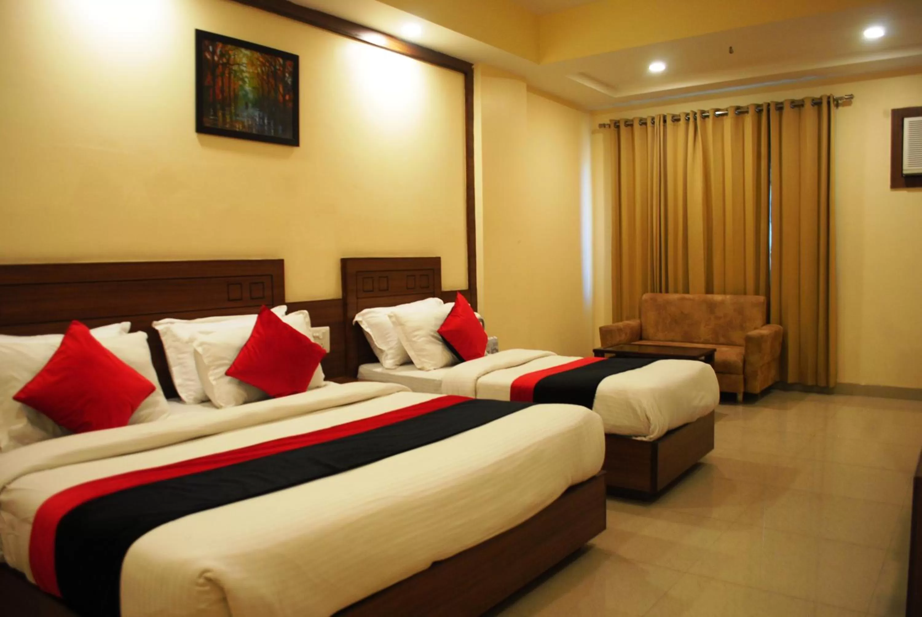 Bedroom, Bed in Hotel The Vaishno Devi Hills