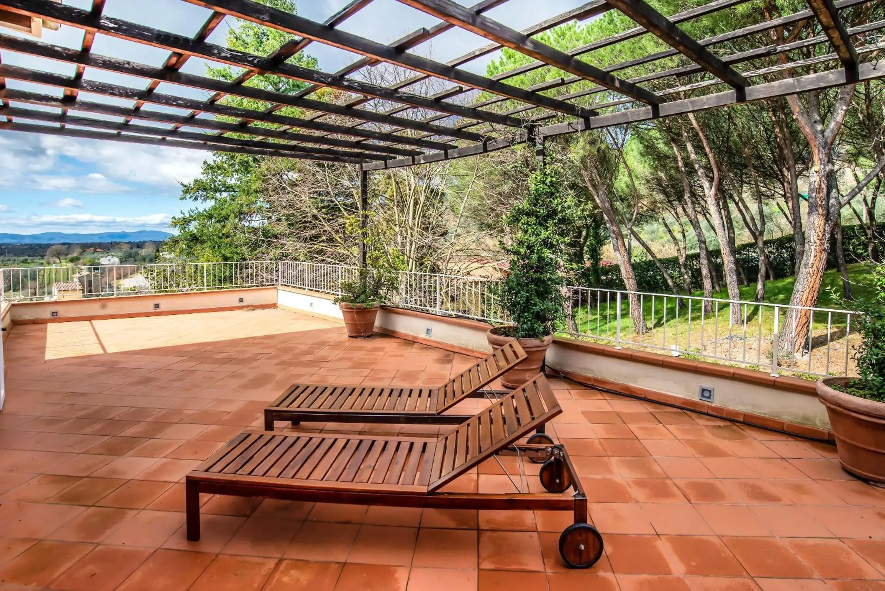 Balcony/Terrace in Villa Cassia di Baccano