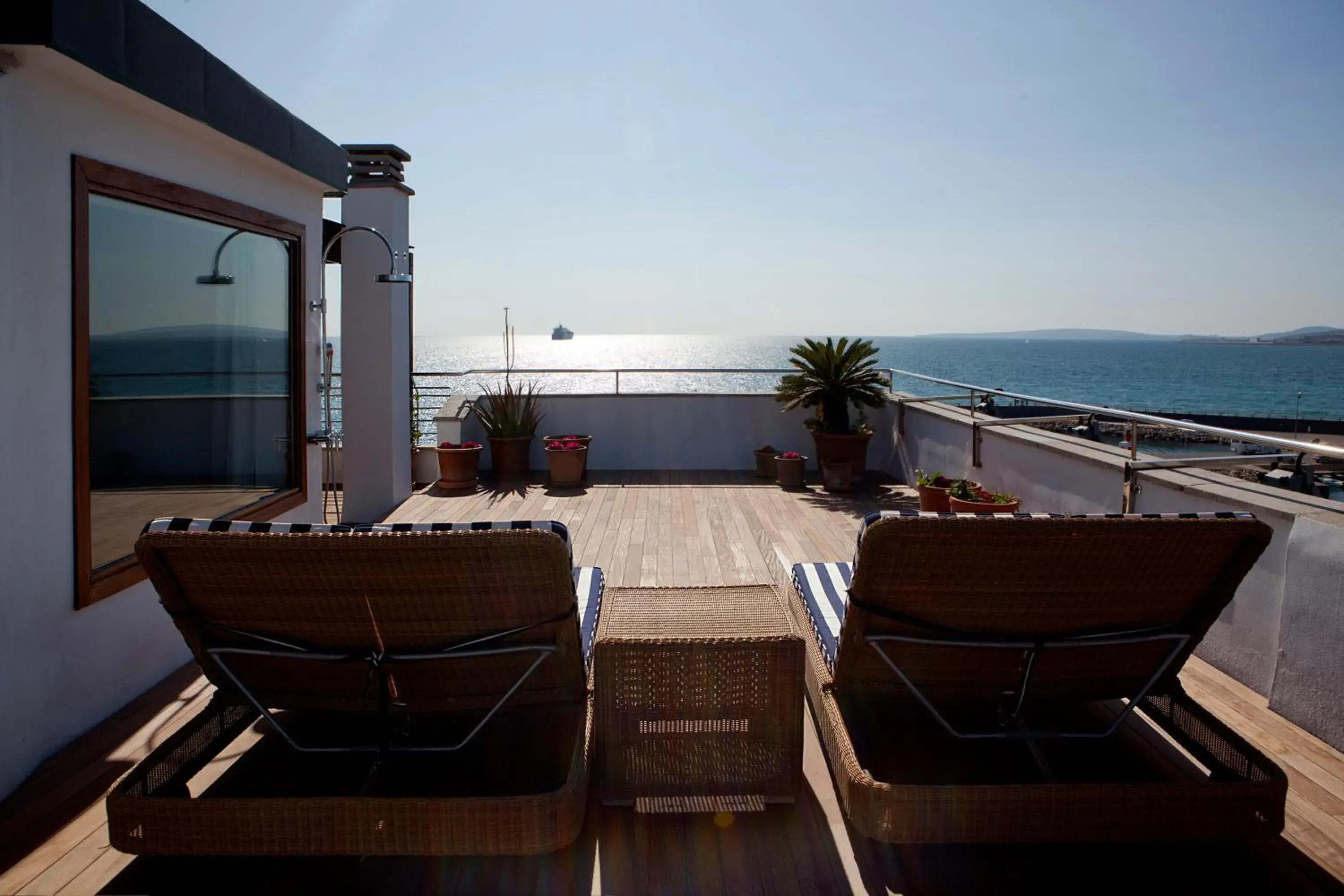 Balcony/Terrace in Portixol Hotel & Restaurant