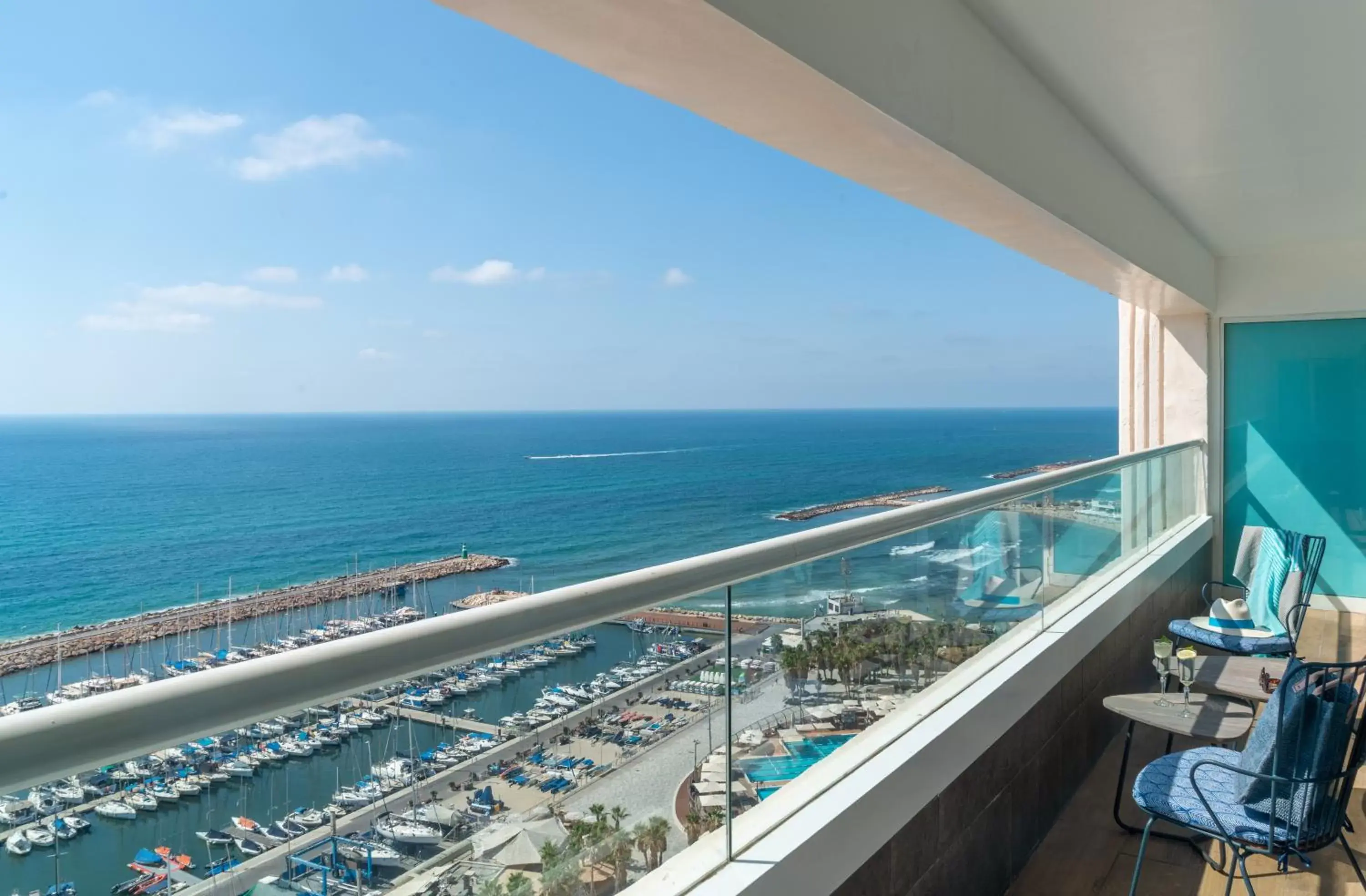 Balcony/Terrace in Herods Tel Aviv By The Beach