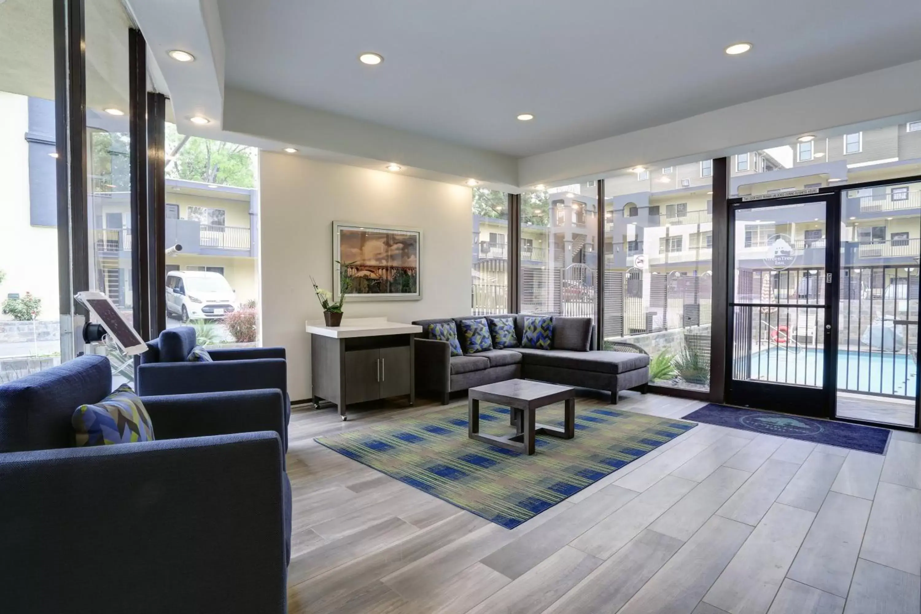 Lobby or reception, Seating Area in GreenTree Pasadena