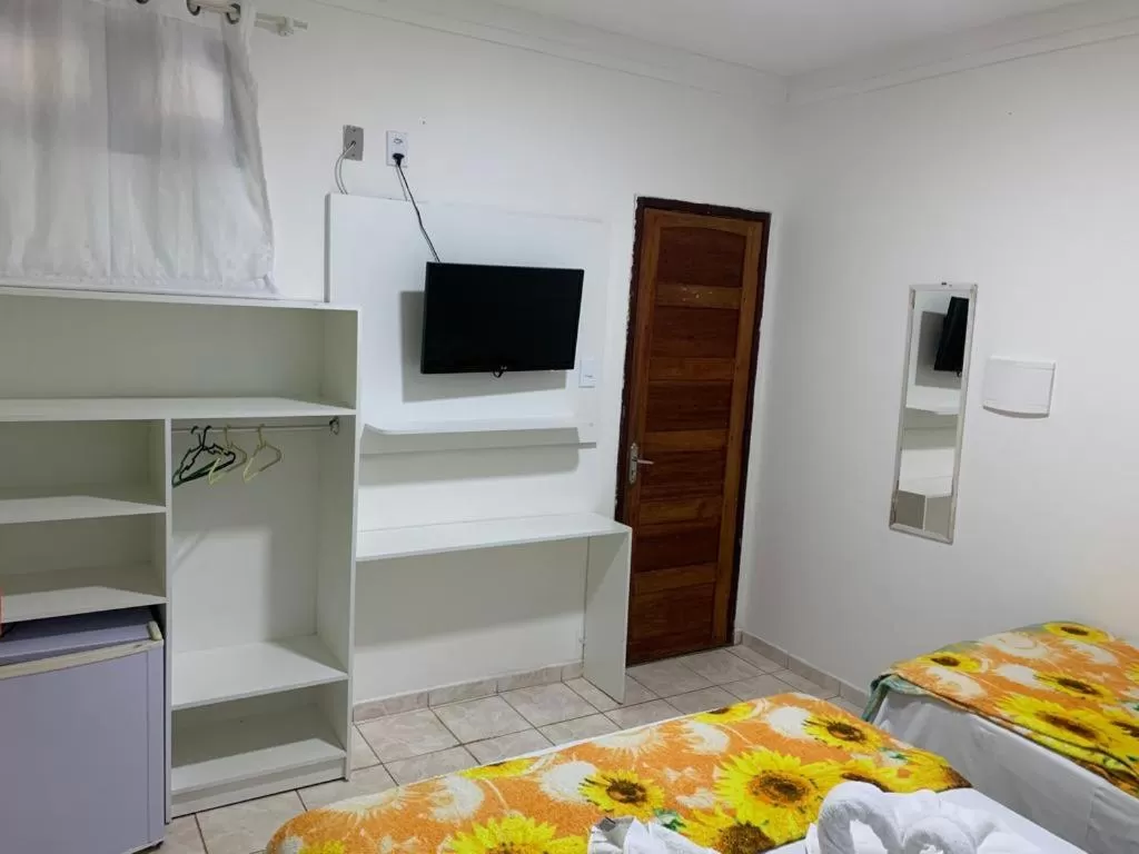 Bed in Pousada Verdes Mares