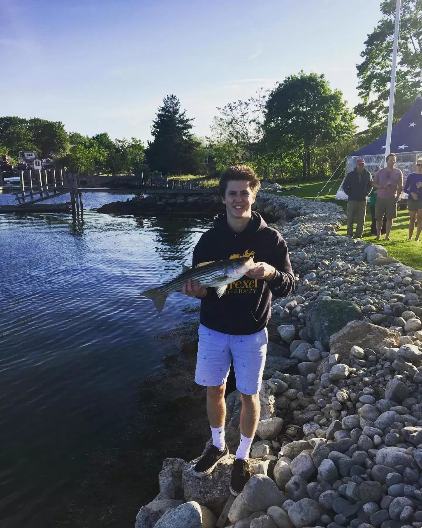 Fishing in Harbor View Landing