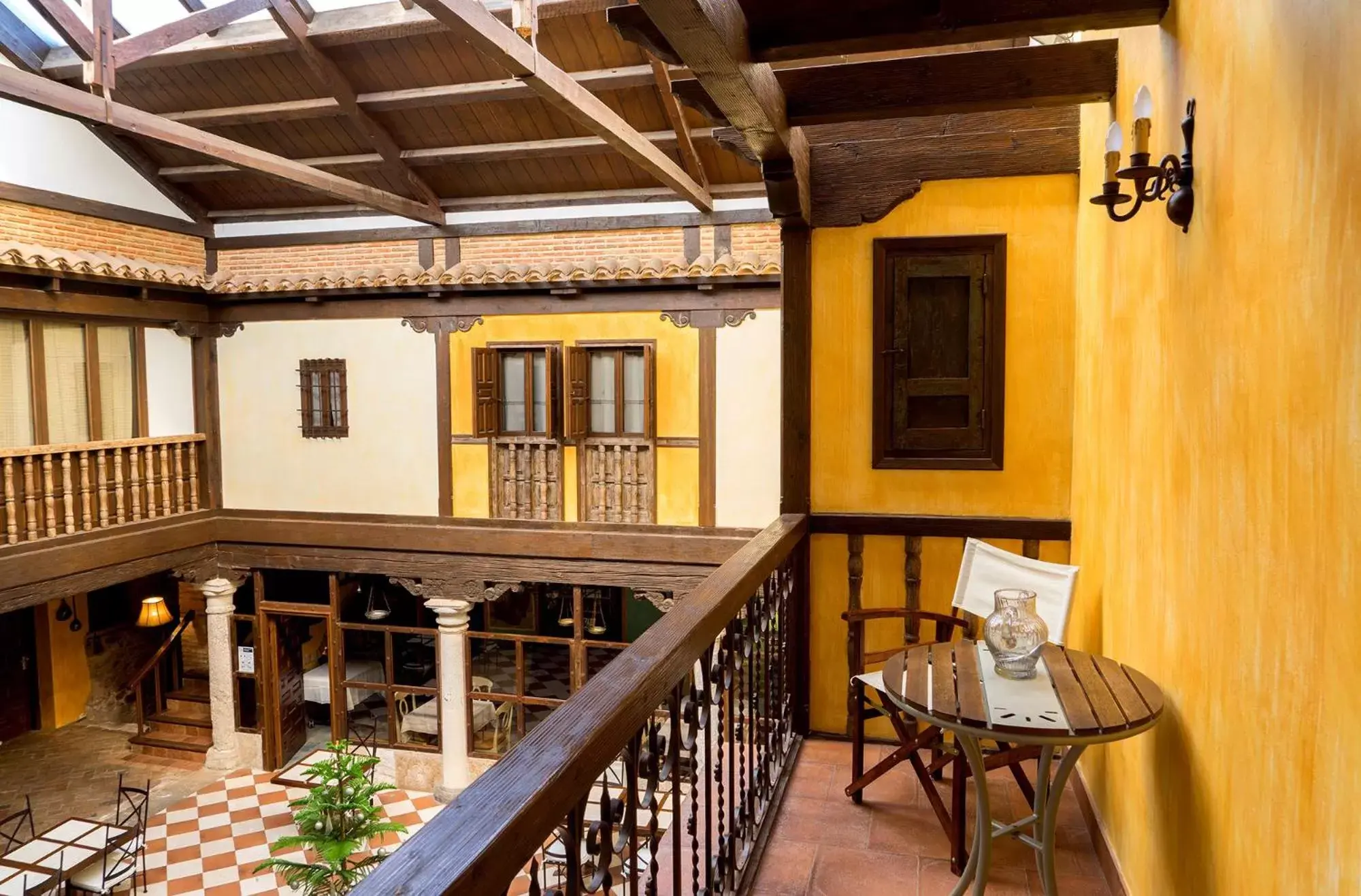 Balcony/Terrace in Hotel Spa La Casa del Rector Almagro