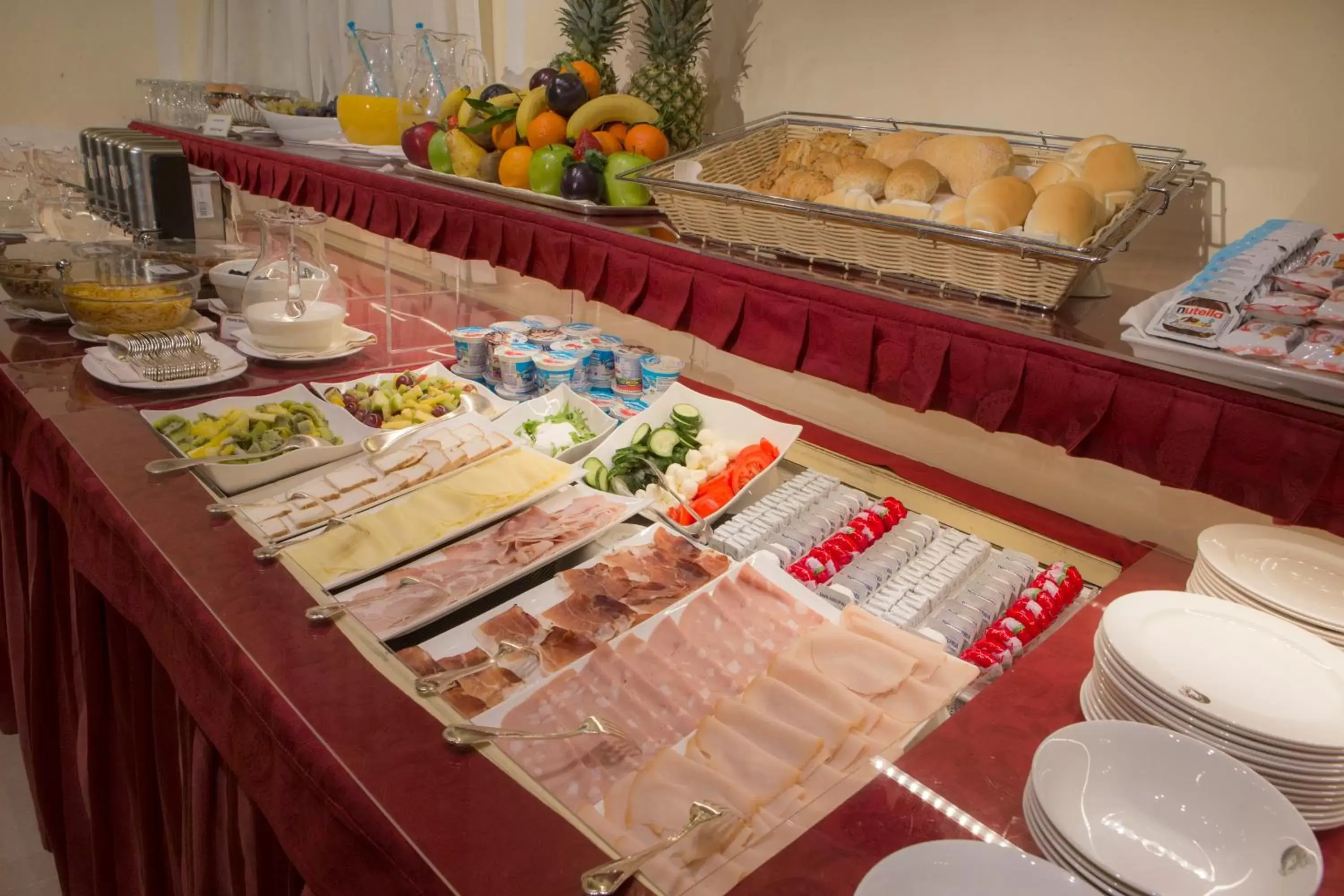 Buffet breakfast in Hotel A La Commedia