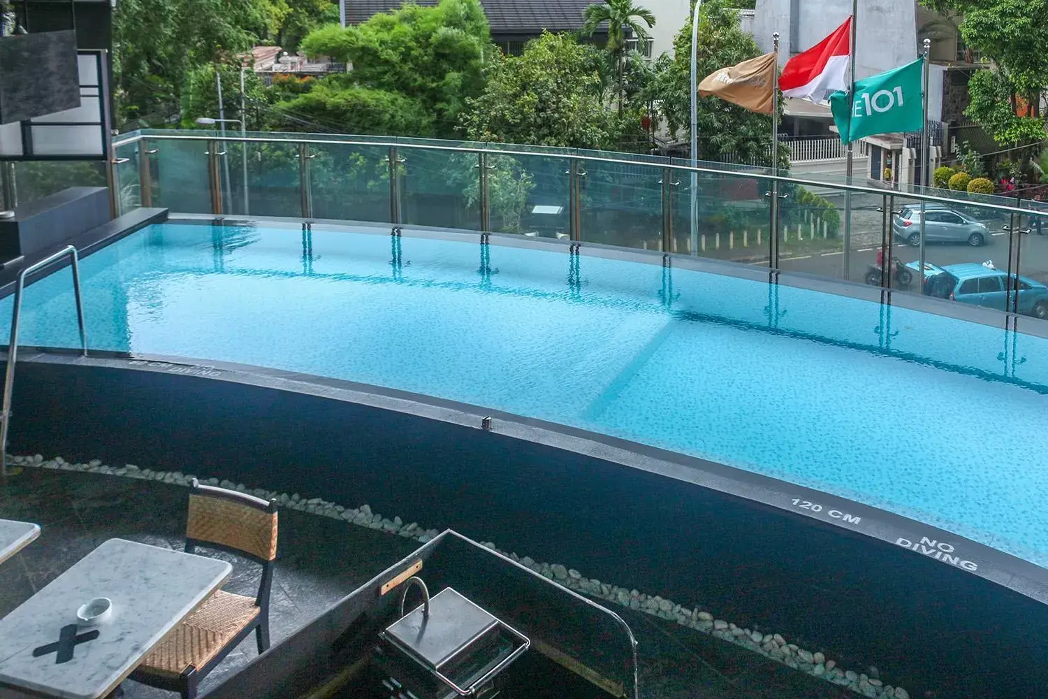 Swimming pool, Pool View in THE 1O1 Jakarta Sedayu Darmawangsa