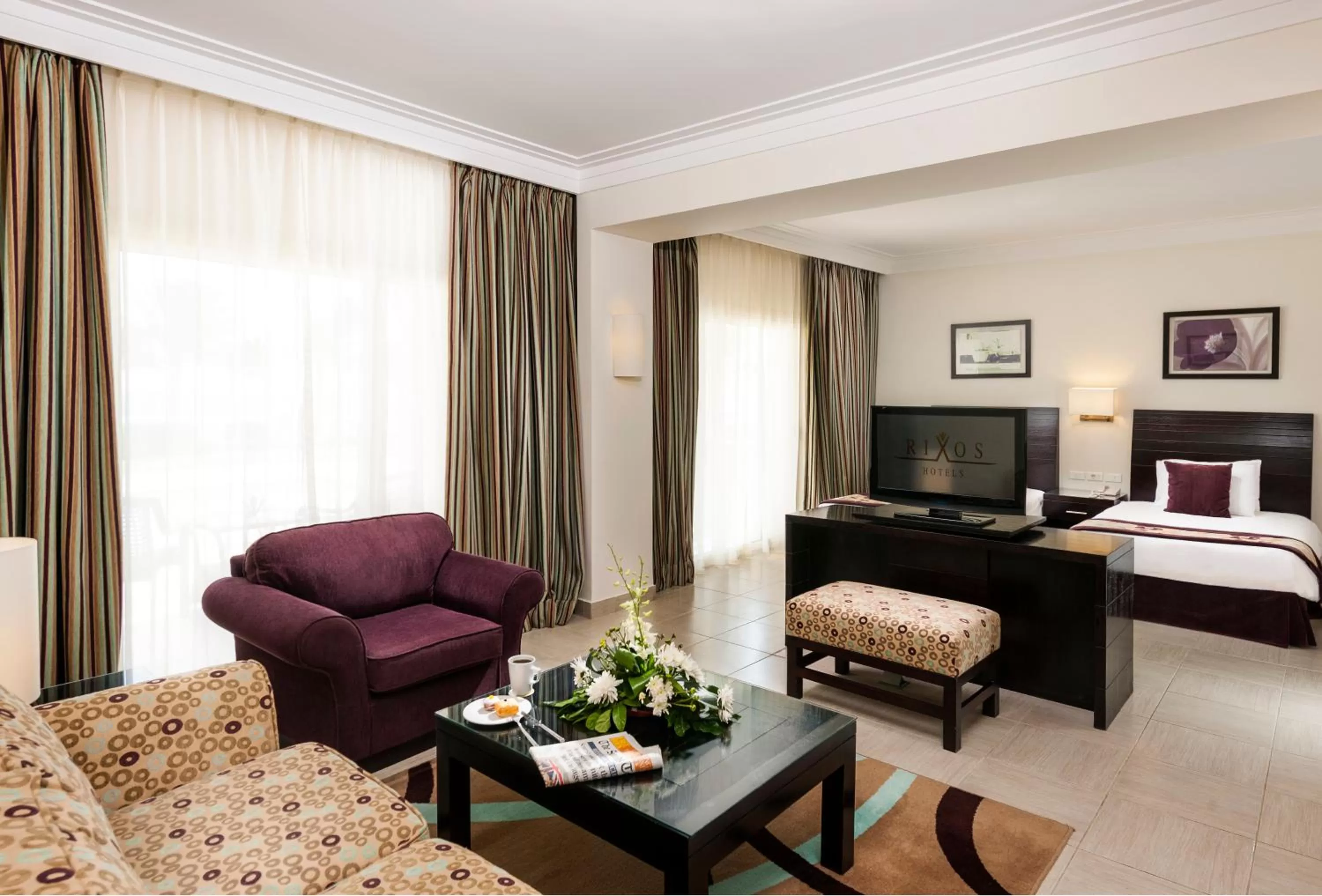 Living room, Seating Area in Rixos Sharm El Sheikh - Ultra All Inclusive Adults Only 18 Plus