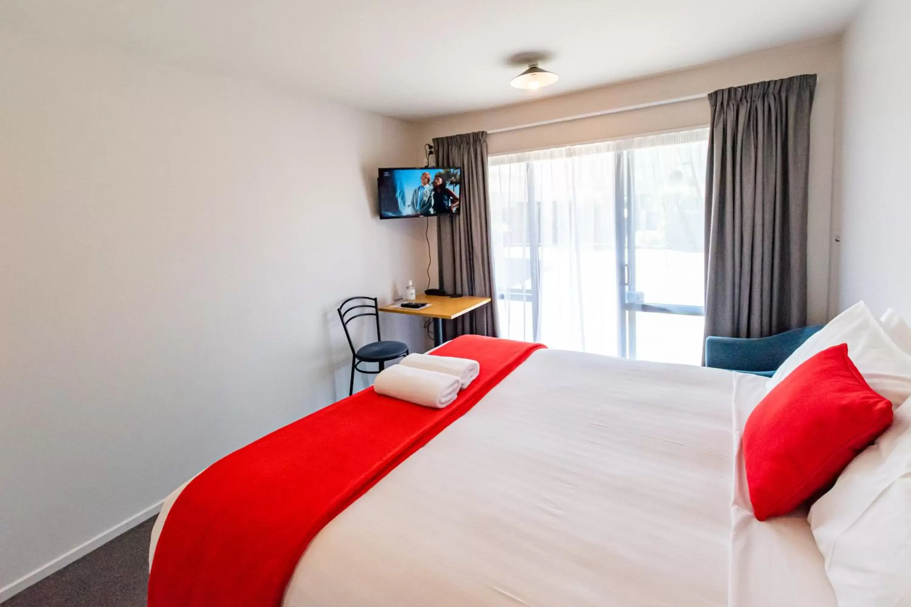 Bed in Riccarton Mall Motel