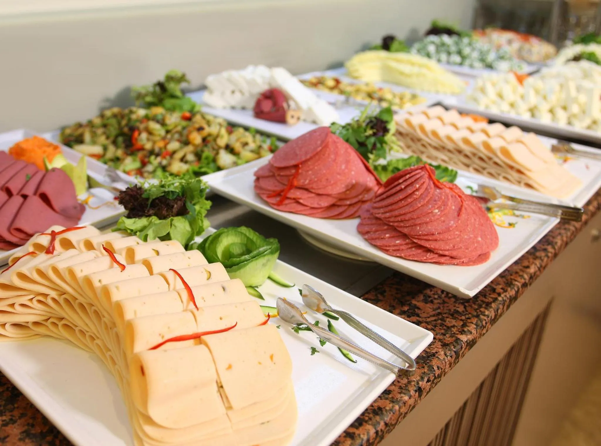 Buffet breakfast, Food in Black Bird Hotel