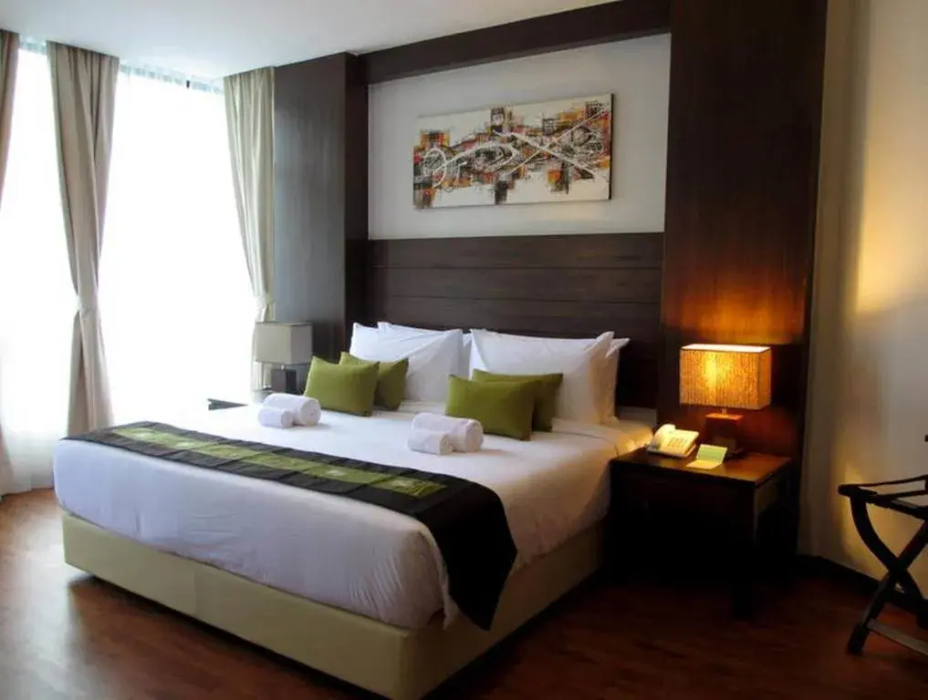 Bed in Samsuria Beach Resort & Residence