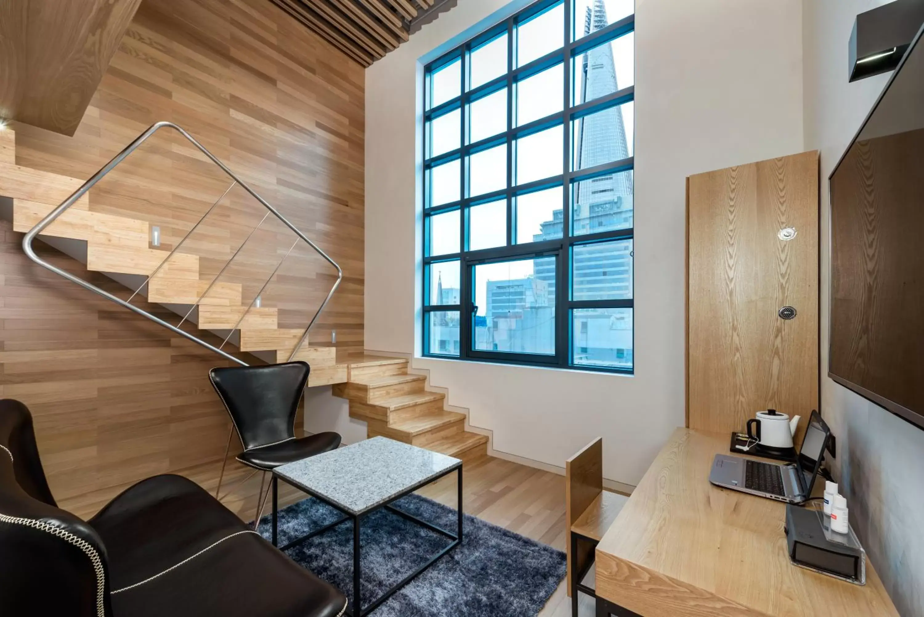 Living room in Delight Hotel Jamsil Living room in Delight Hotel Jamsil