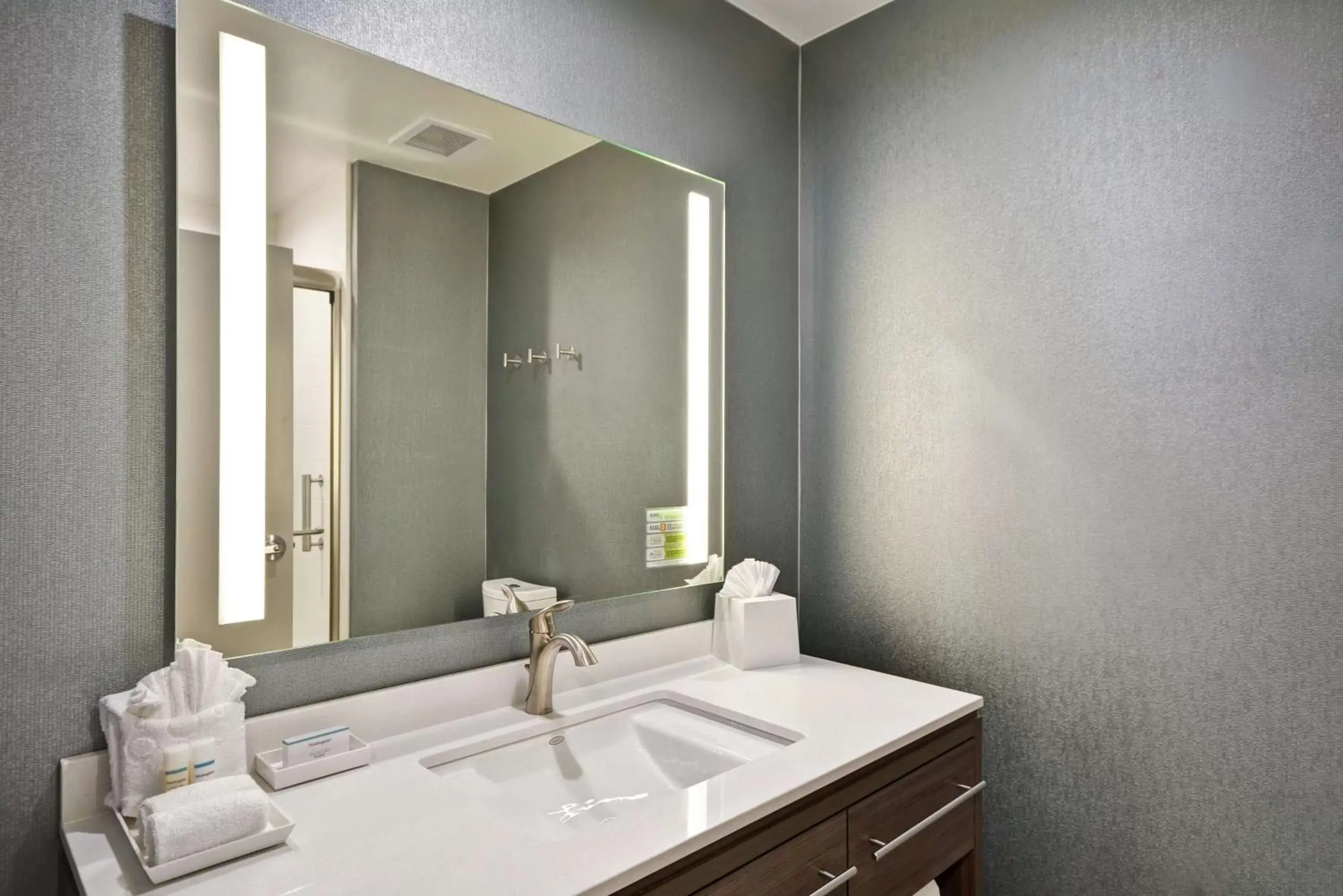 Bathroom in Home2 Suites Plano Legacy West Bathroom in Home2 Suites Plano Legacy West