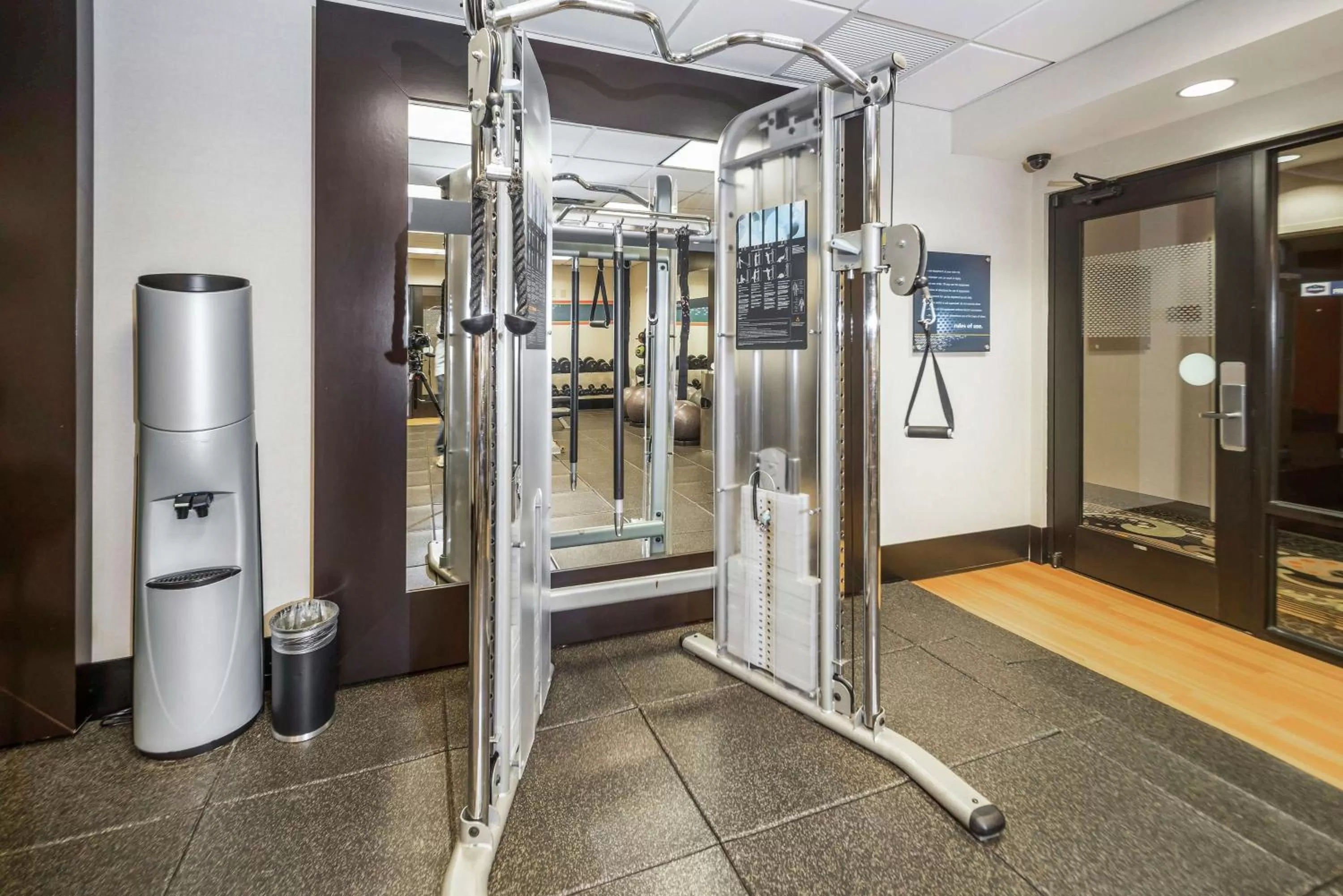 Fitness centre/facilities in Hampton Inn and Suites Tulsa/Catoosa