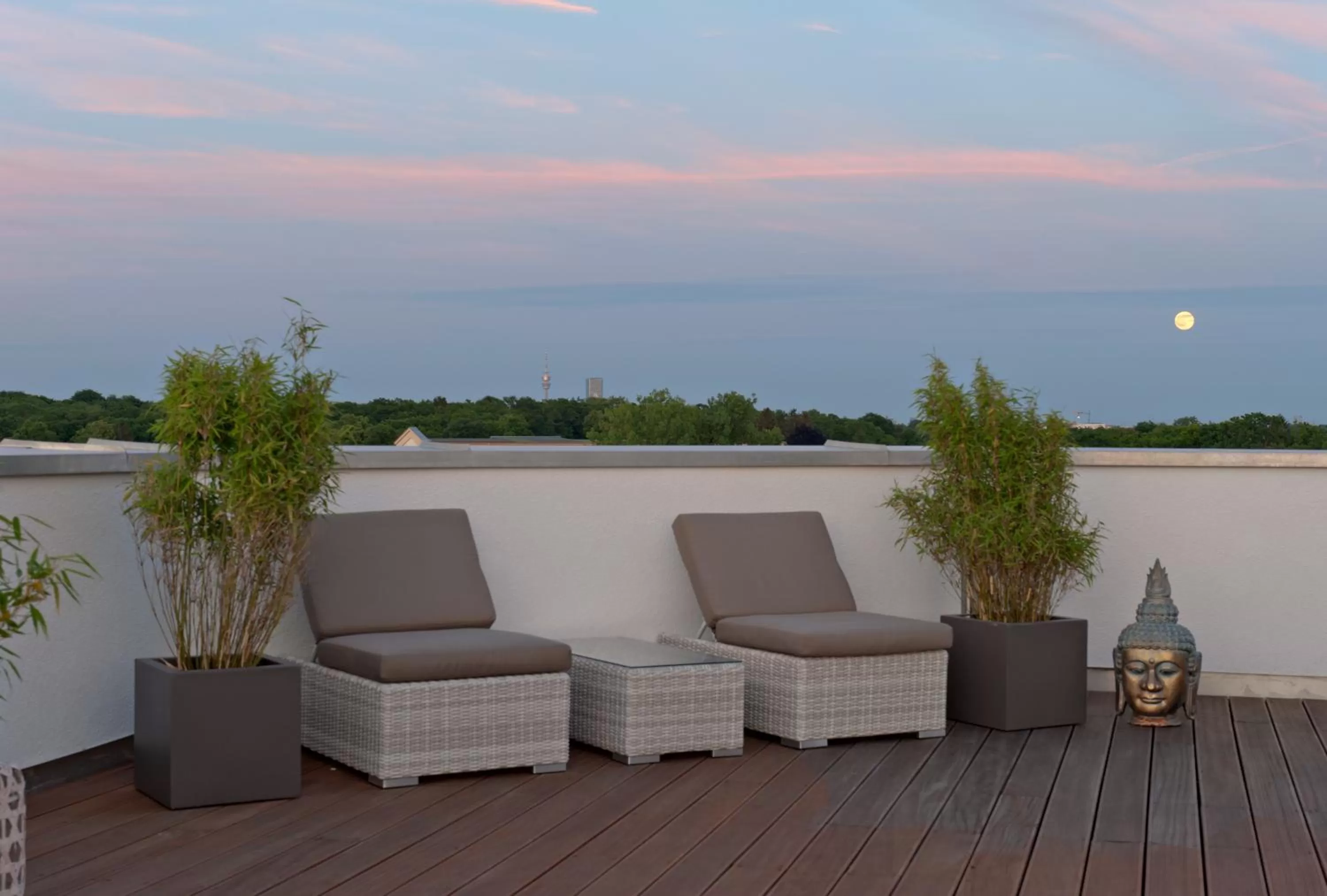 Balcony/Terrace in Hotel im Bunker