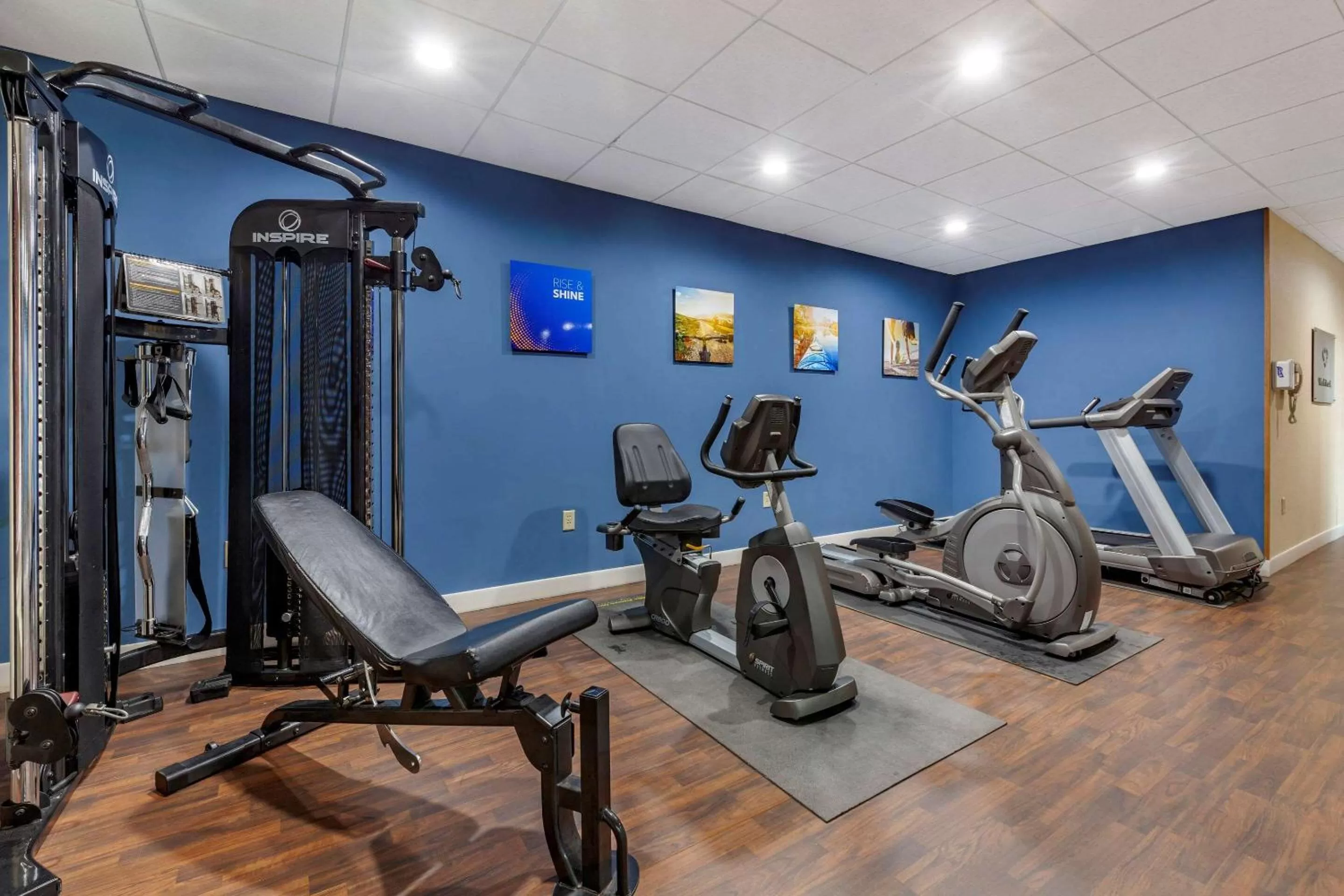 Fitness centre/facilities in Comfort Suites Escanaba West