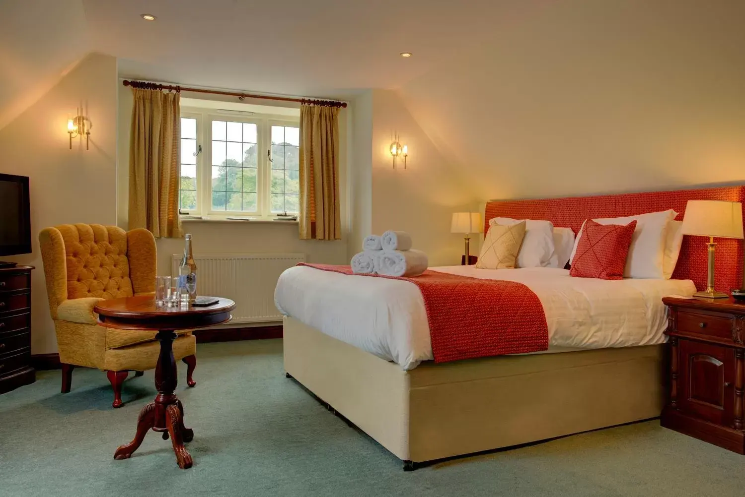 Photo of the whole room, Bed in The Grange at Oborne