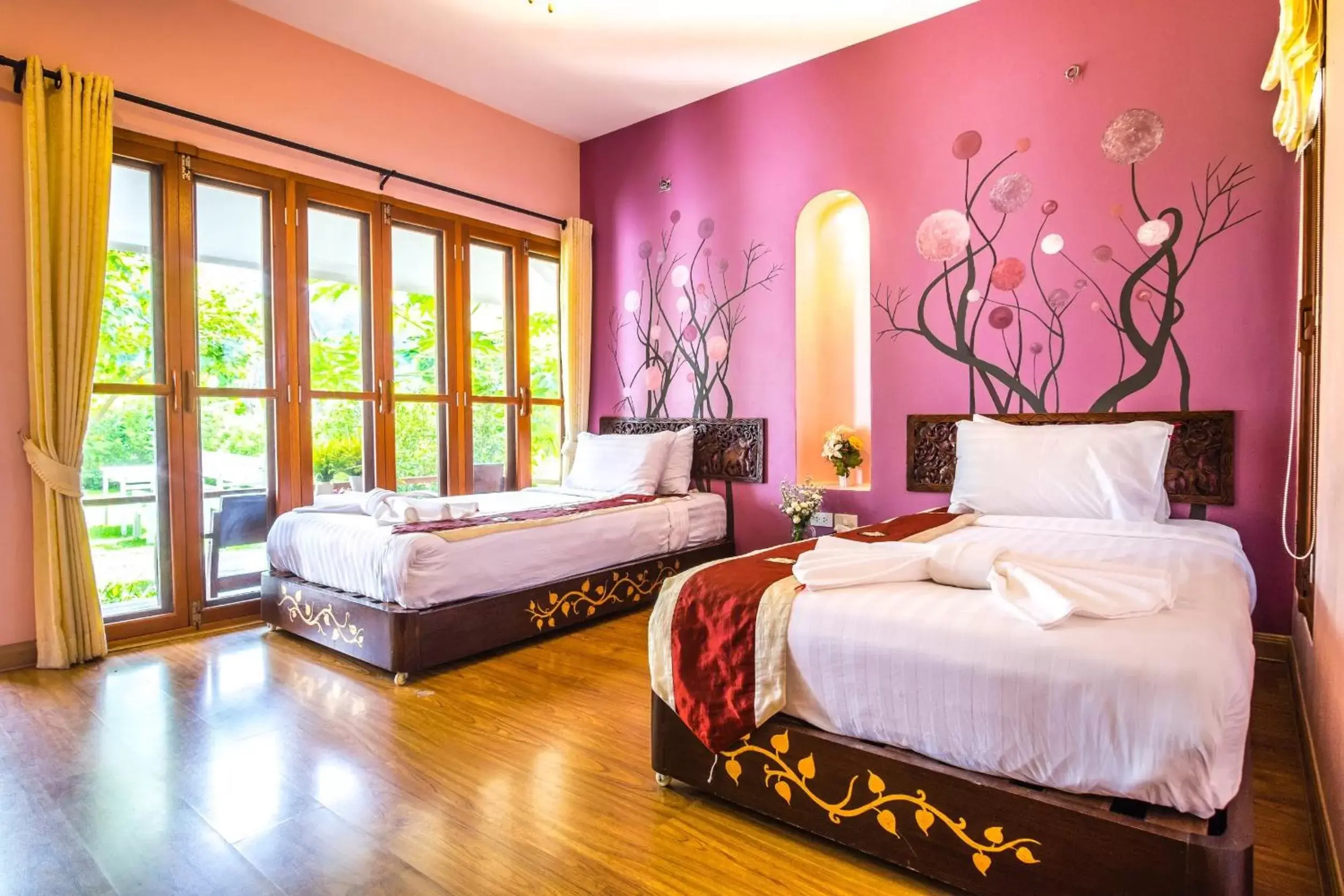 Photo of the whole room, Bed in Pai Vieng Fah Resort
